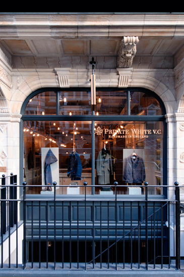 Private White VC, which is introducing a curated gift bar of British-made goods in its flagship Mayfair store