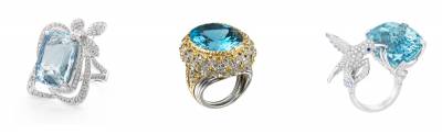 Our pick of the best diamond and blue gemstone jewellery