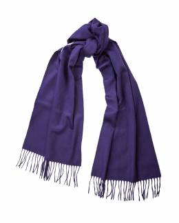 Begg & Co, Arran cashmere scarf in midnight colourway, £240