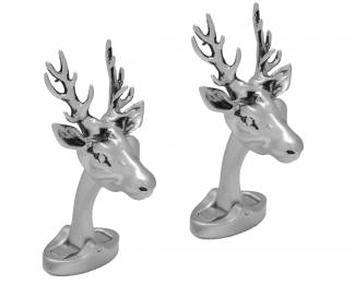 Mulberry Stag cufflinks in antique silver, £135 mulberry.com