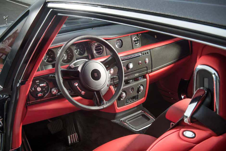 The red upholstery of the one-off Rolls-Royce Phantom Chicane Coupe P90136670_highRes