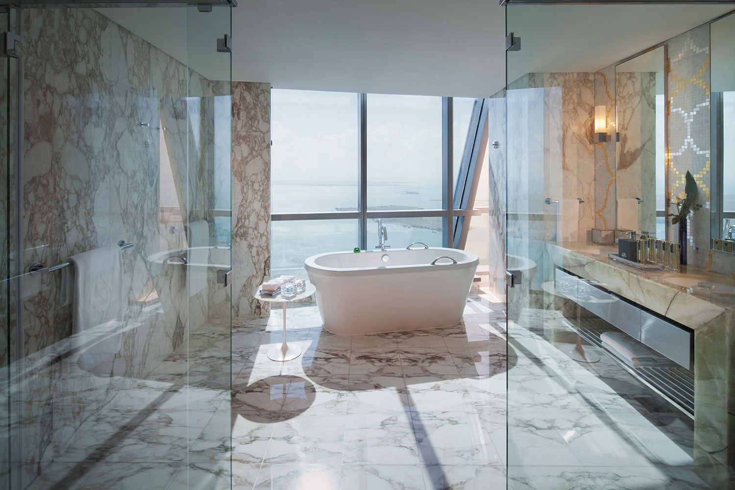 Opulent comfort at Jumeirah at Etihad Towers Jumeirah-at-Etihad-Towers---Sky-Suite---Bathroom