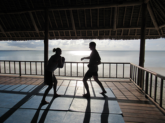 Combat training takes you back to the Palaeolithic era