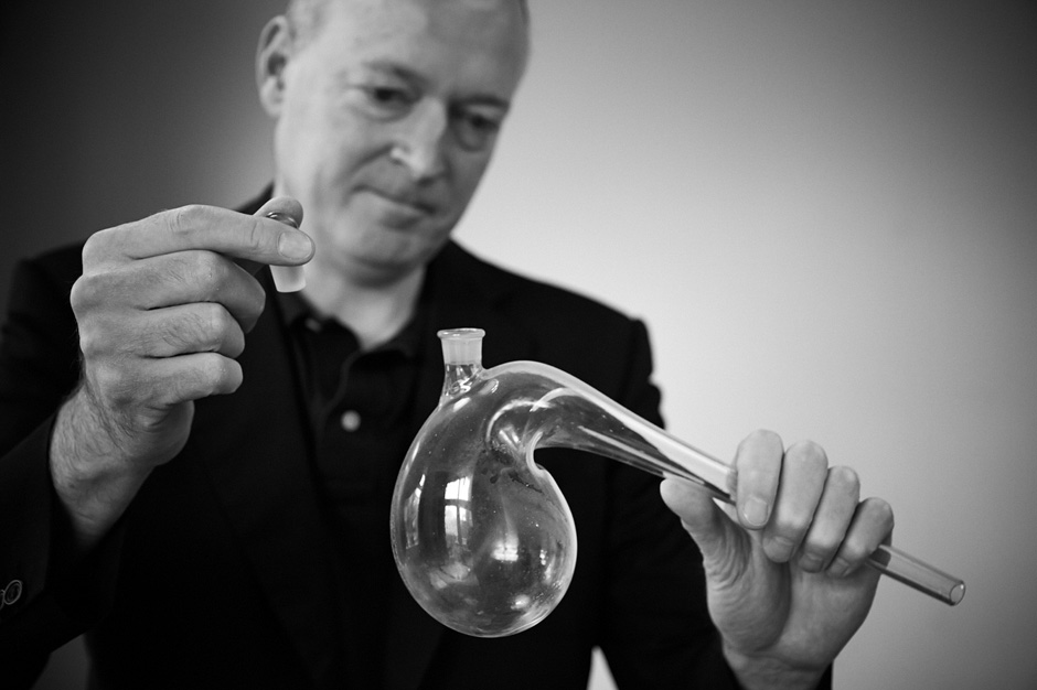 Ian Hart creating magic at North London distillery Sacred ianglassware2
