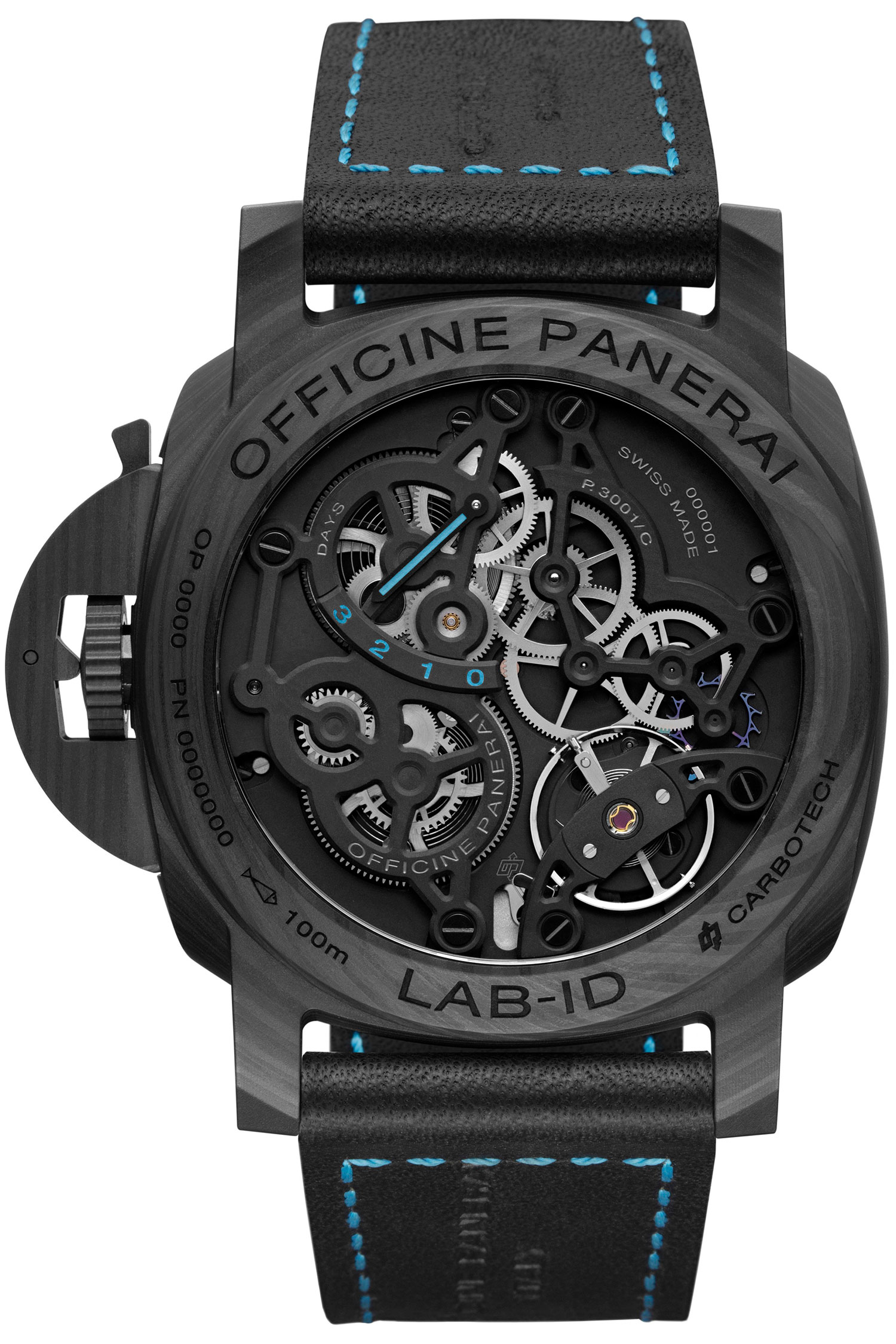 Panerai’s LAB-ID Luminor 1950 Carbotech PAM00700_Back