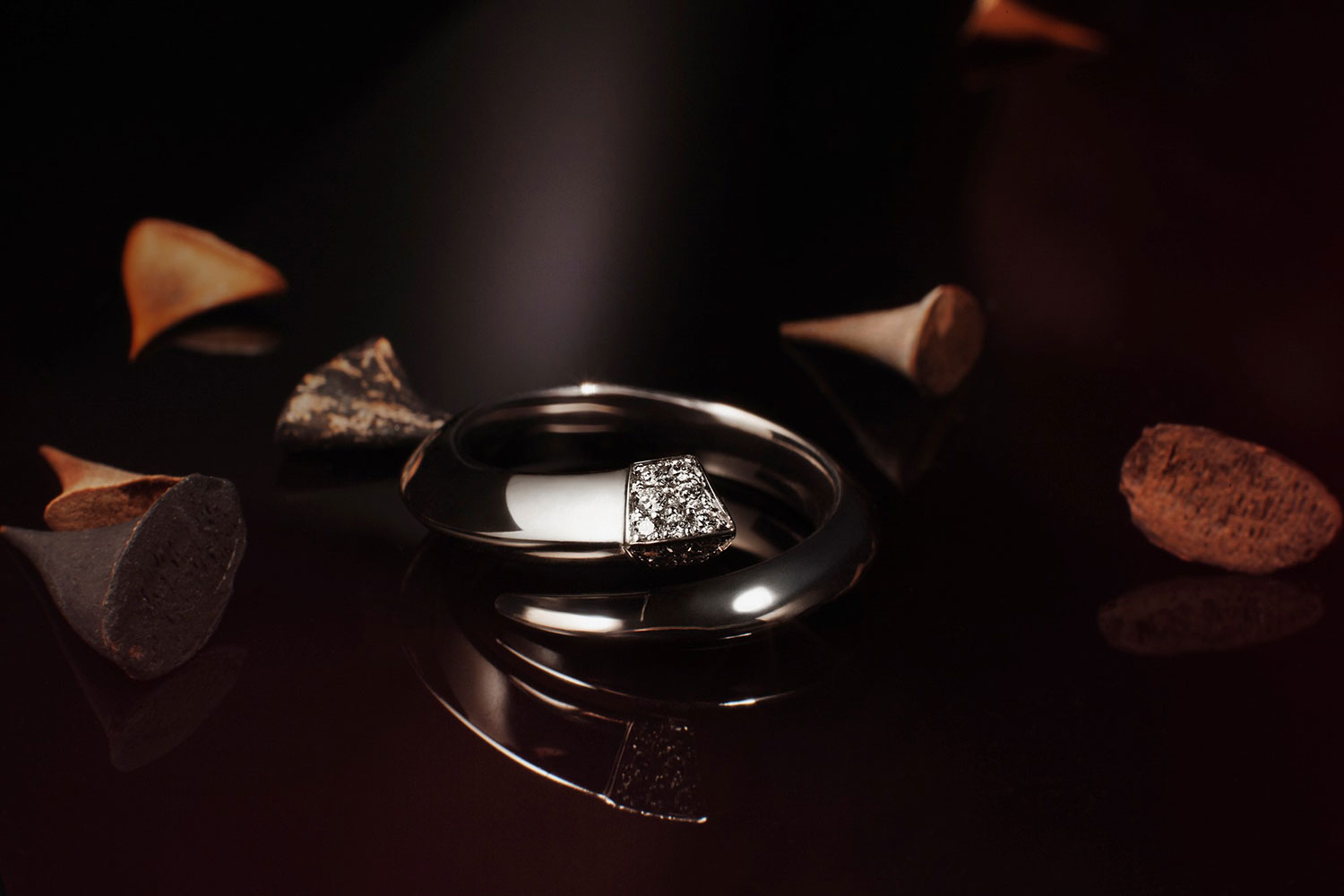Silver and Diamond Signature Ring Shaun Leane - Silver and Diamond Signature Ring