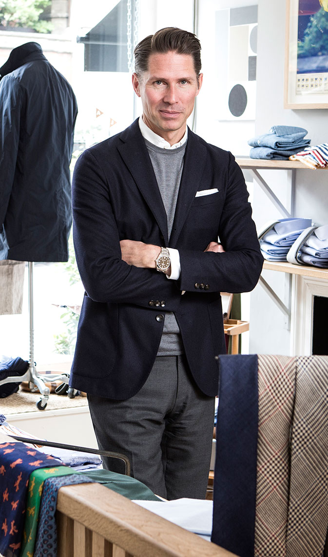 Mats Klingberg at Trunk Clothiers boutique in Marylebone mats-klingberg-2