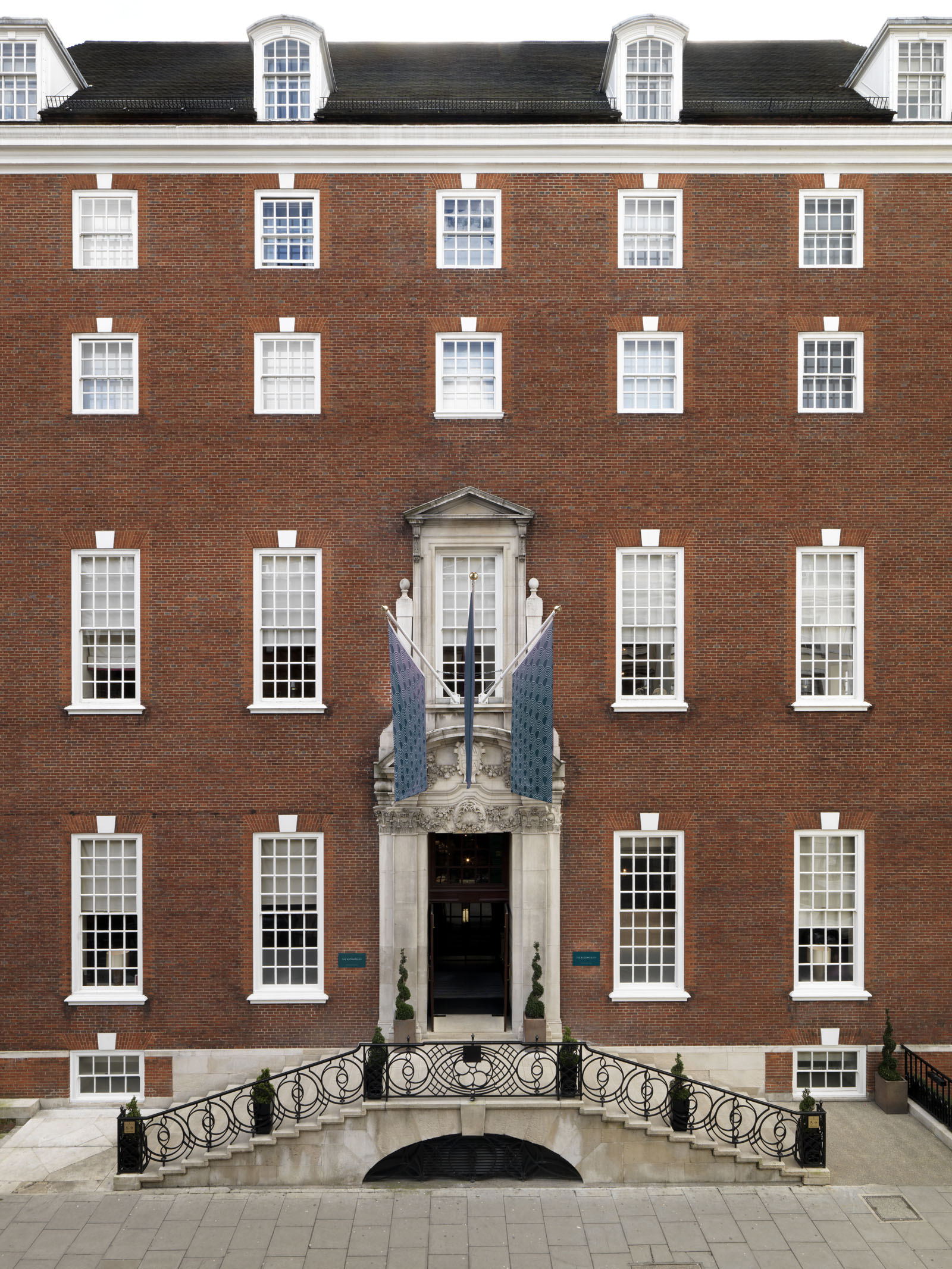 The Bloomsbury facade