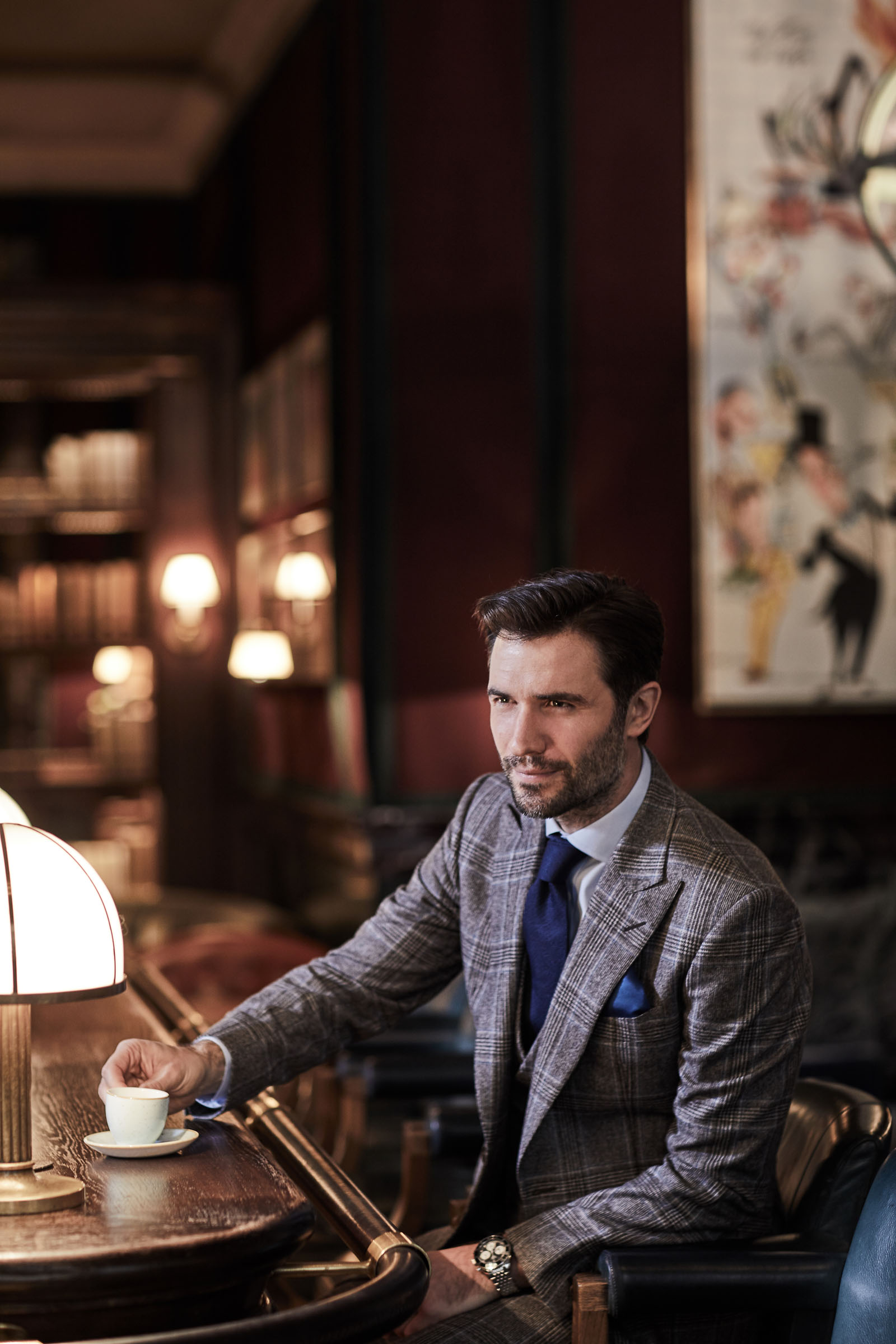 Grey check suit, Chester Barrie Gold Label Grey check suit, Chester Barrie Gold Label