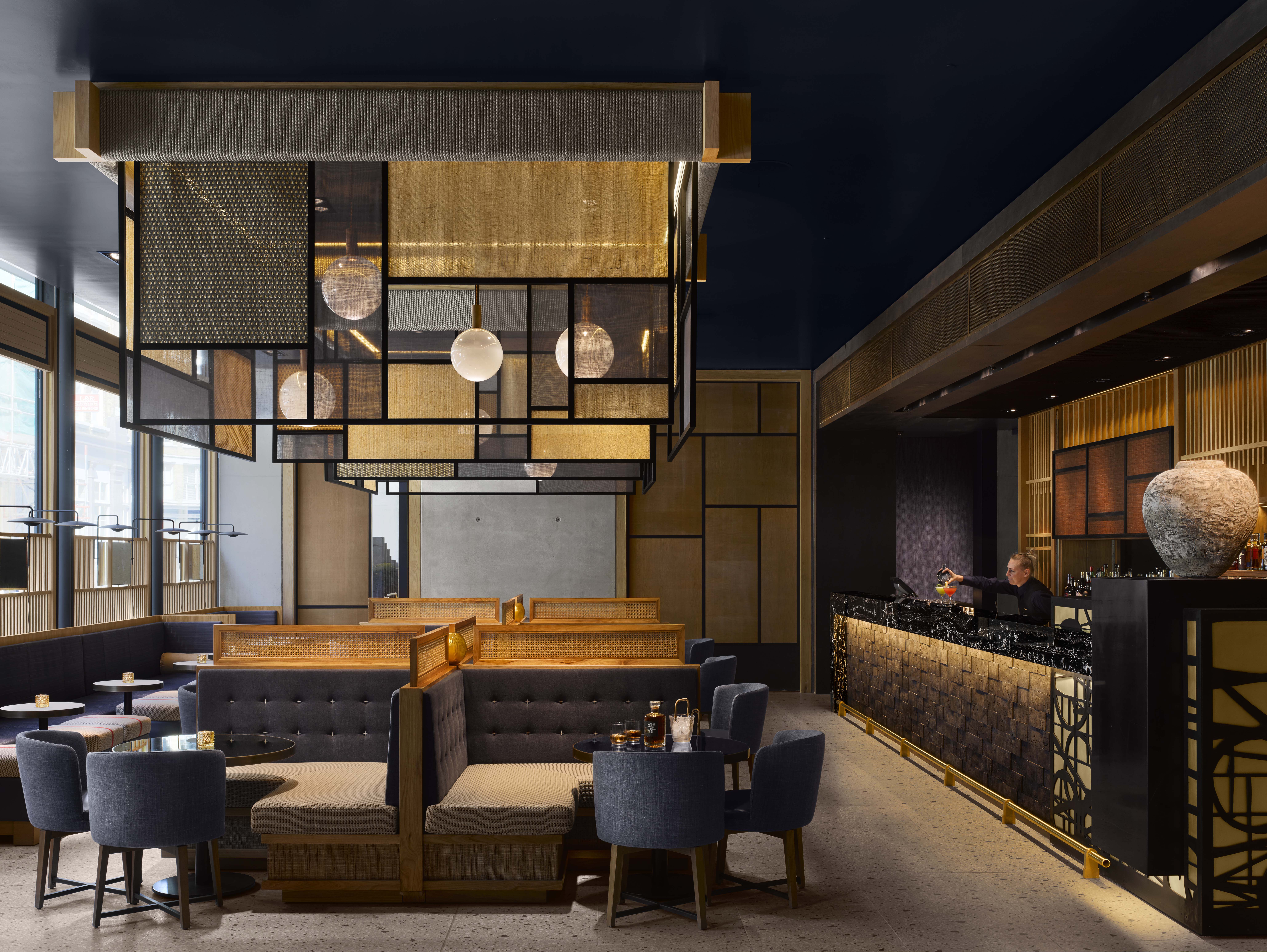 Lobby at Nobu Hotel Shoreditch Nobu
