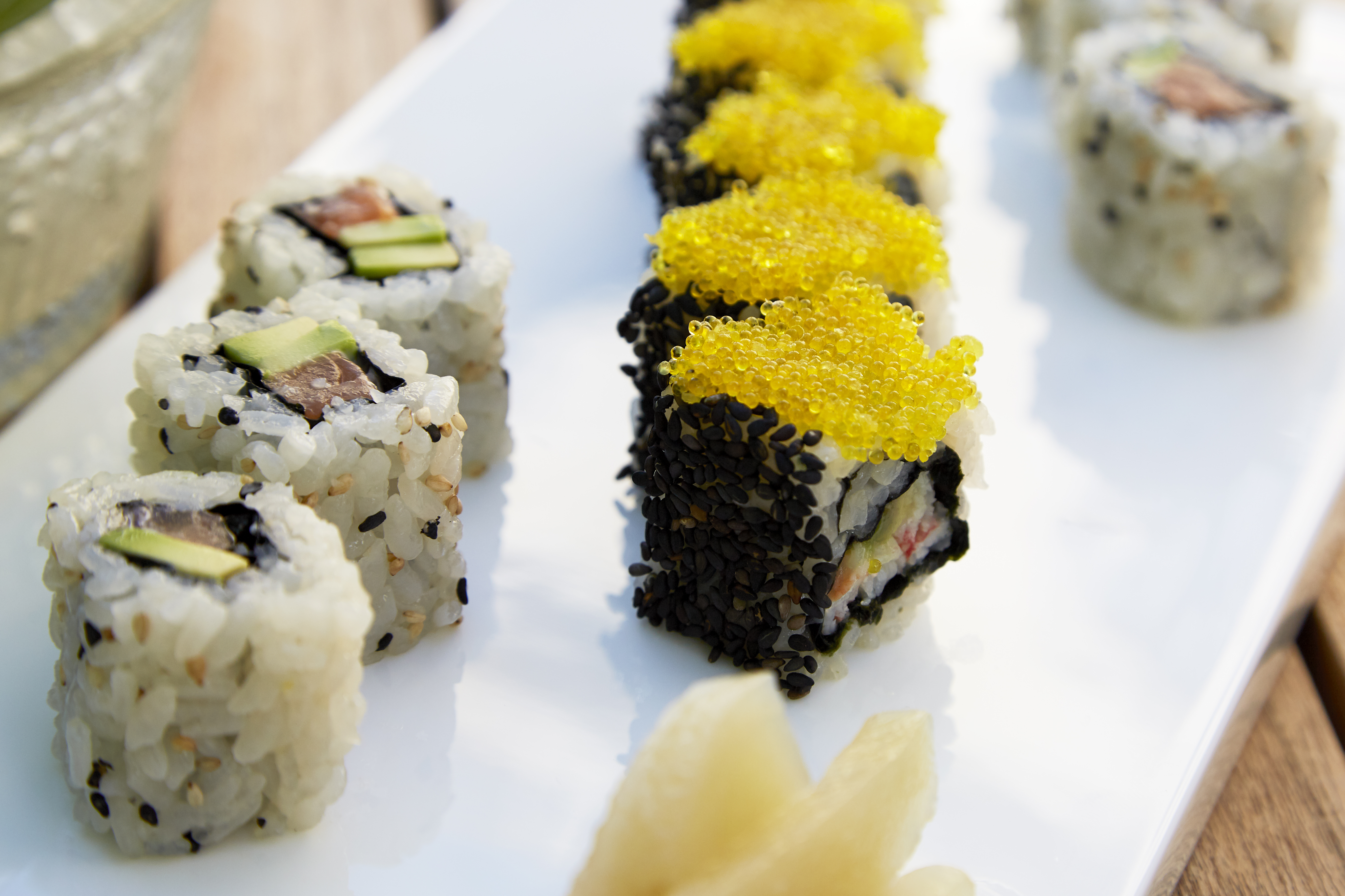 Sushi at Beaverbrook's restaurant Sushi