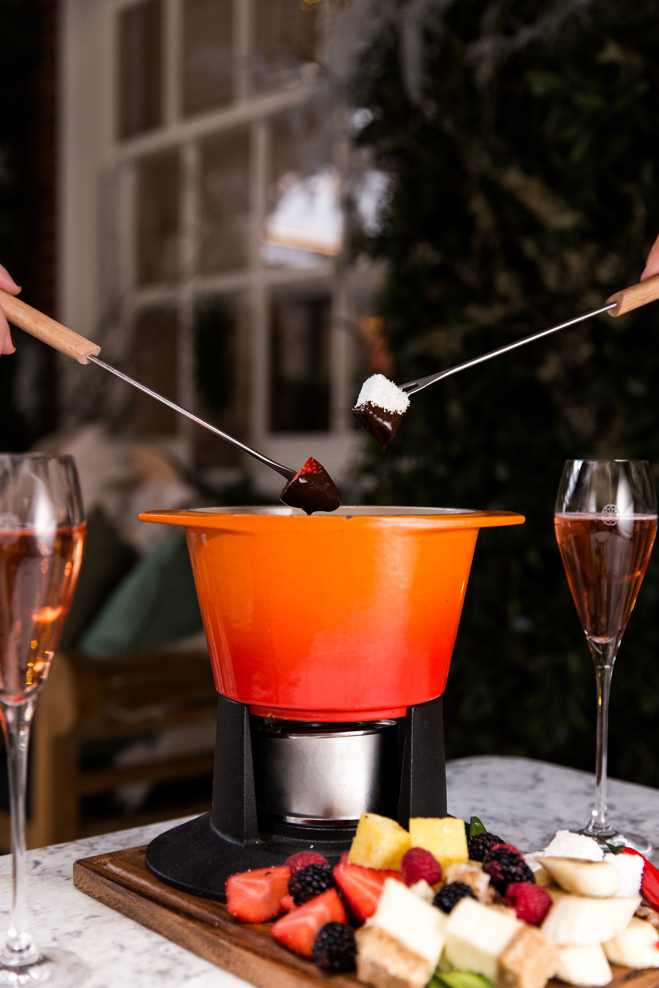 Valentine's Fondue at Dalloway Terrace