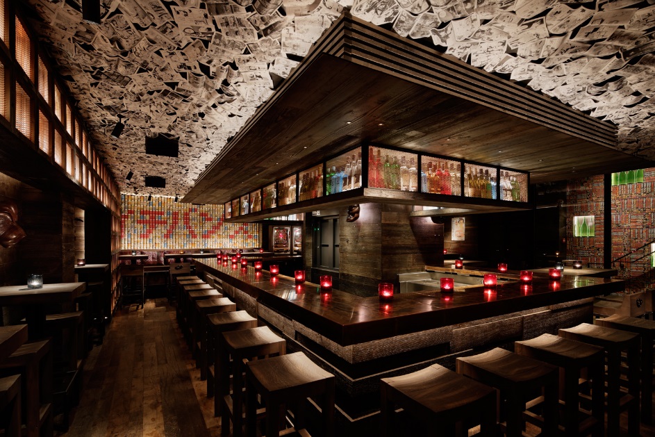 The basement bar at Ichibuns YOD