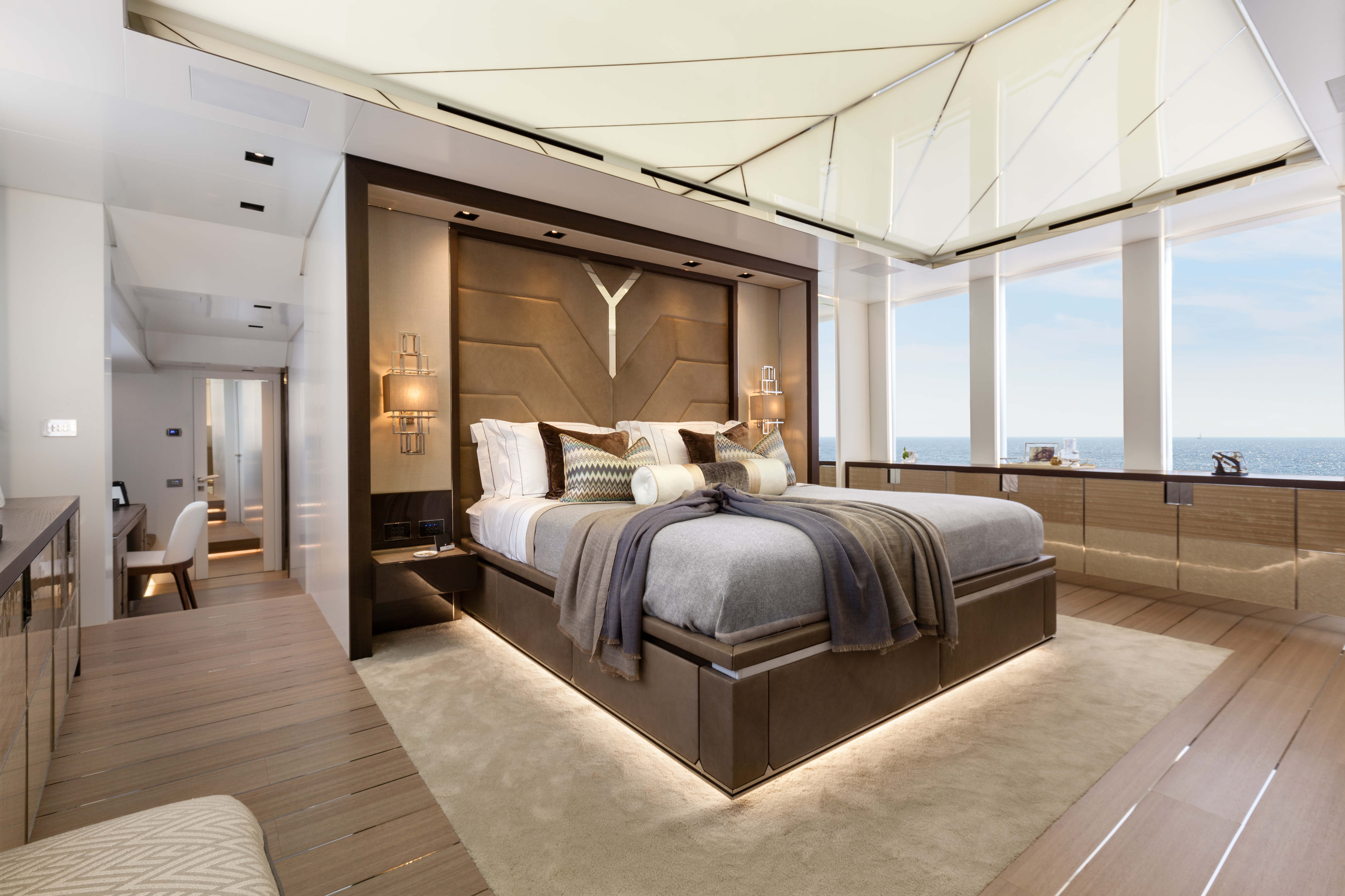 Logica Yacht interiors by Martin Kemp Design Yacht