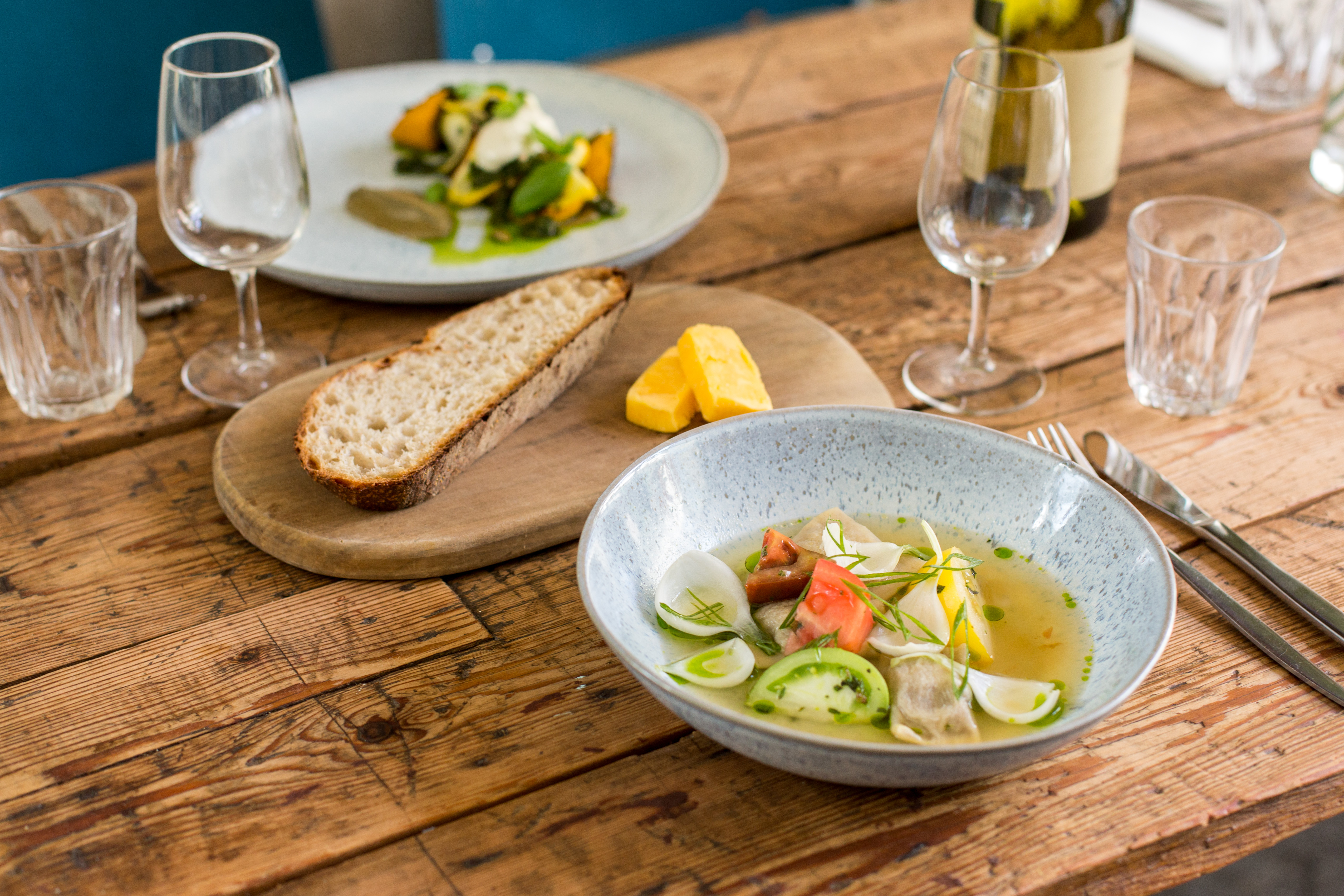 Seasonal dishes at Salon Brixton