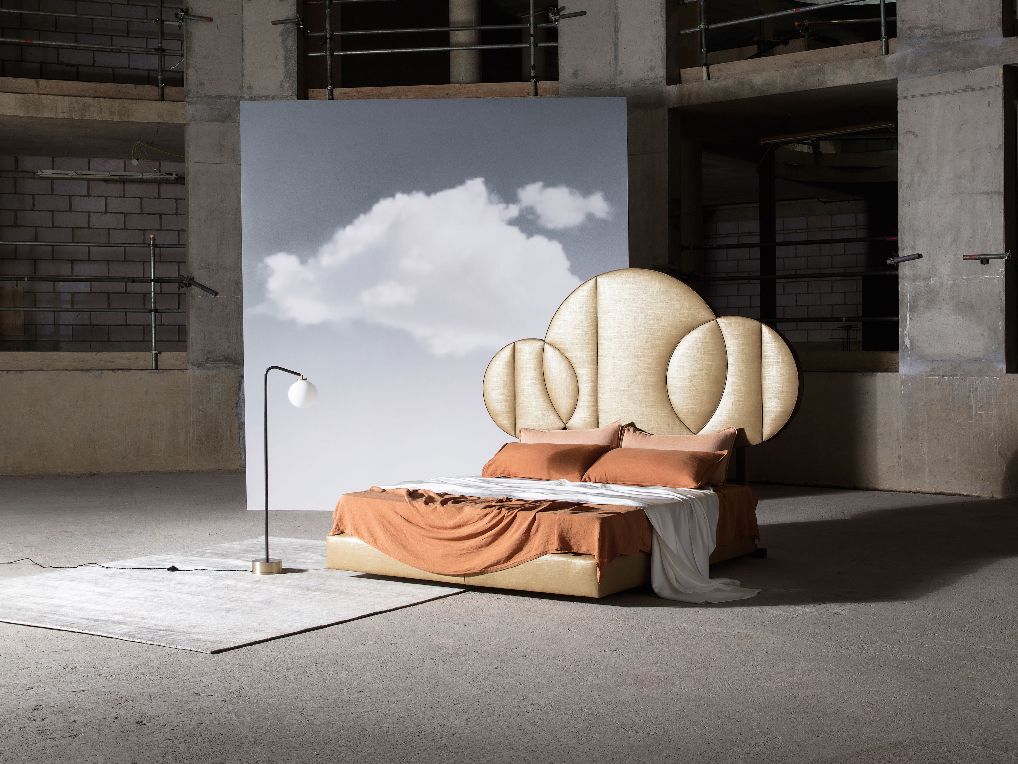 The cloud bed dreamed up by South Korean designer Teo Yang The cloud bed dreamed up by South Korean designer Teo Yang