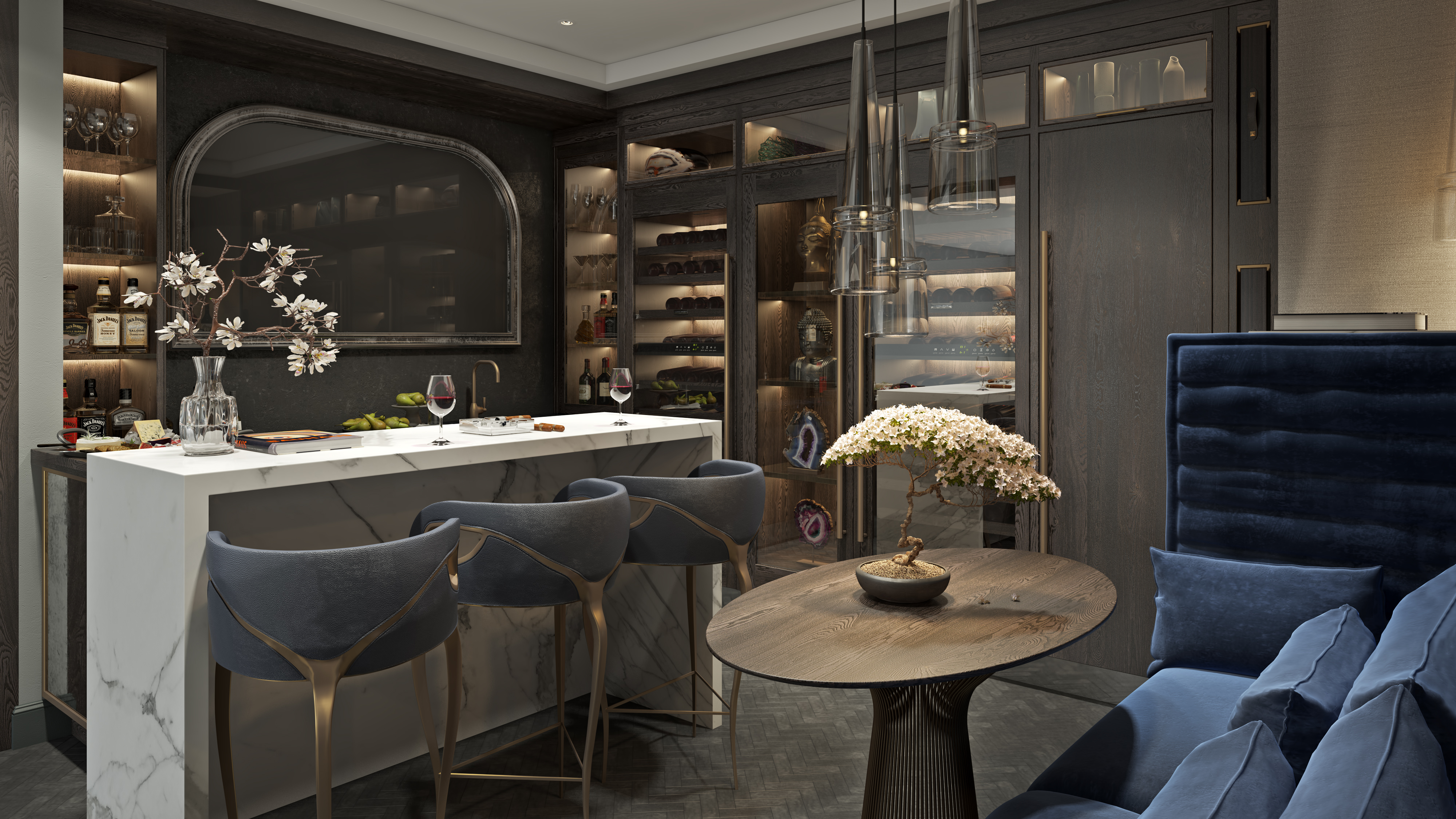 Wine walls from Smallbone of Devizes