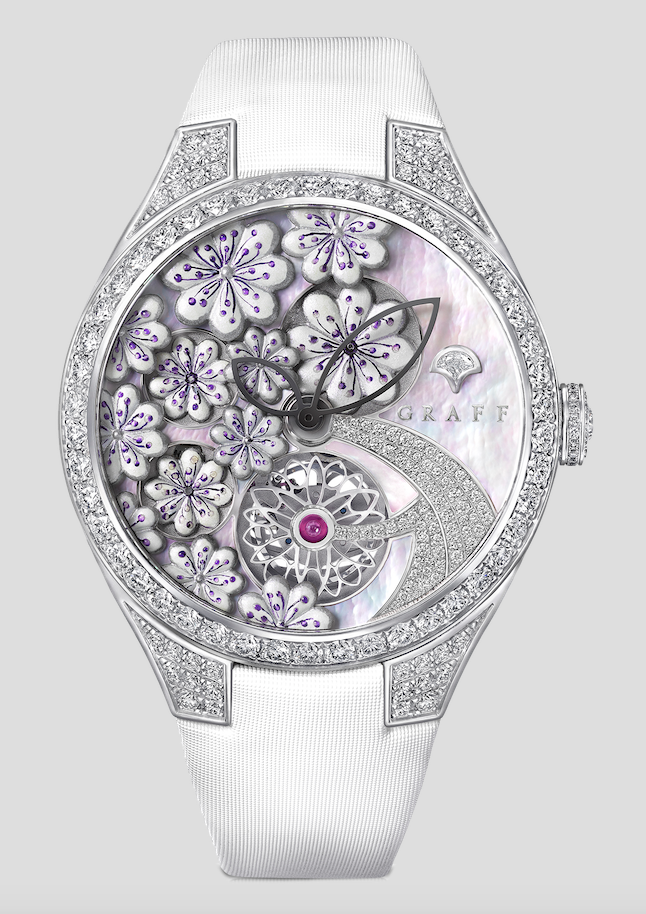 Graff's Floral 37mm watch