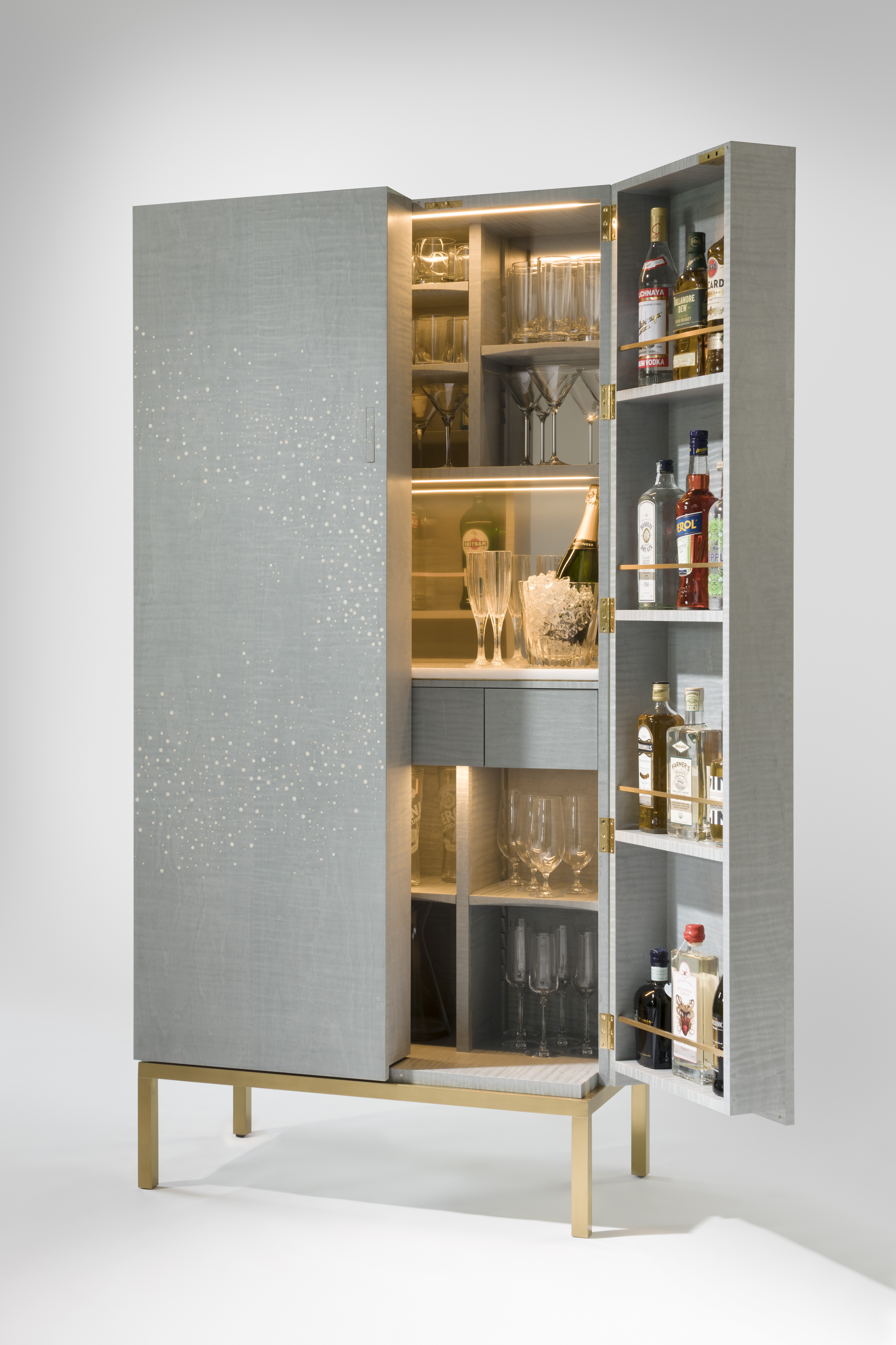 Cupboard love: Bespoke cocktail cabinets by Zelouf & Bell
