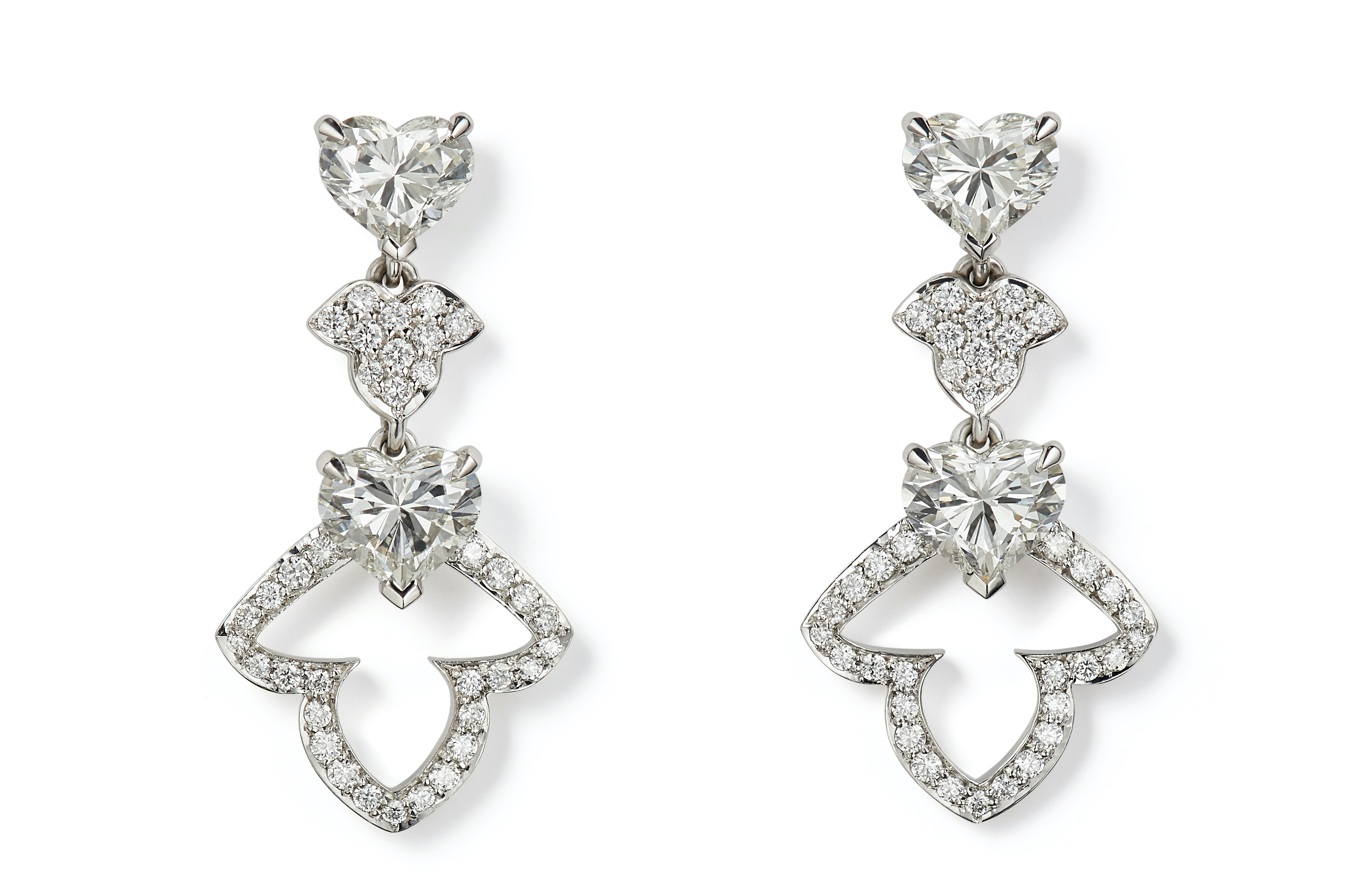 Boodles' Garden Gate diamond chandelier earrings are from the Secret Garden high jewellery collection Watch & jewellery trend: The recent resurgence of diamonds