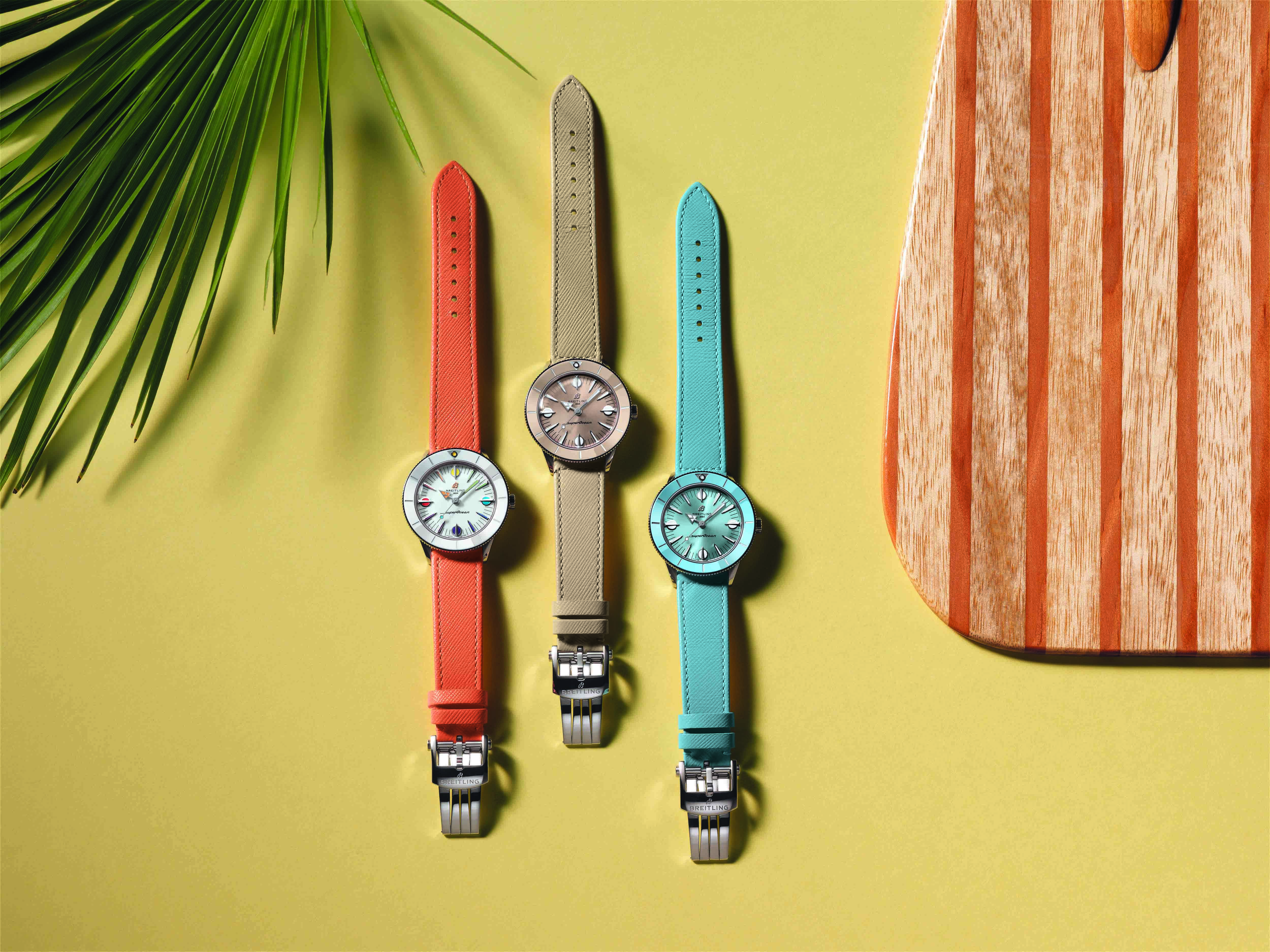 Summer time: Discover Breitling’s colourful new watch range