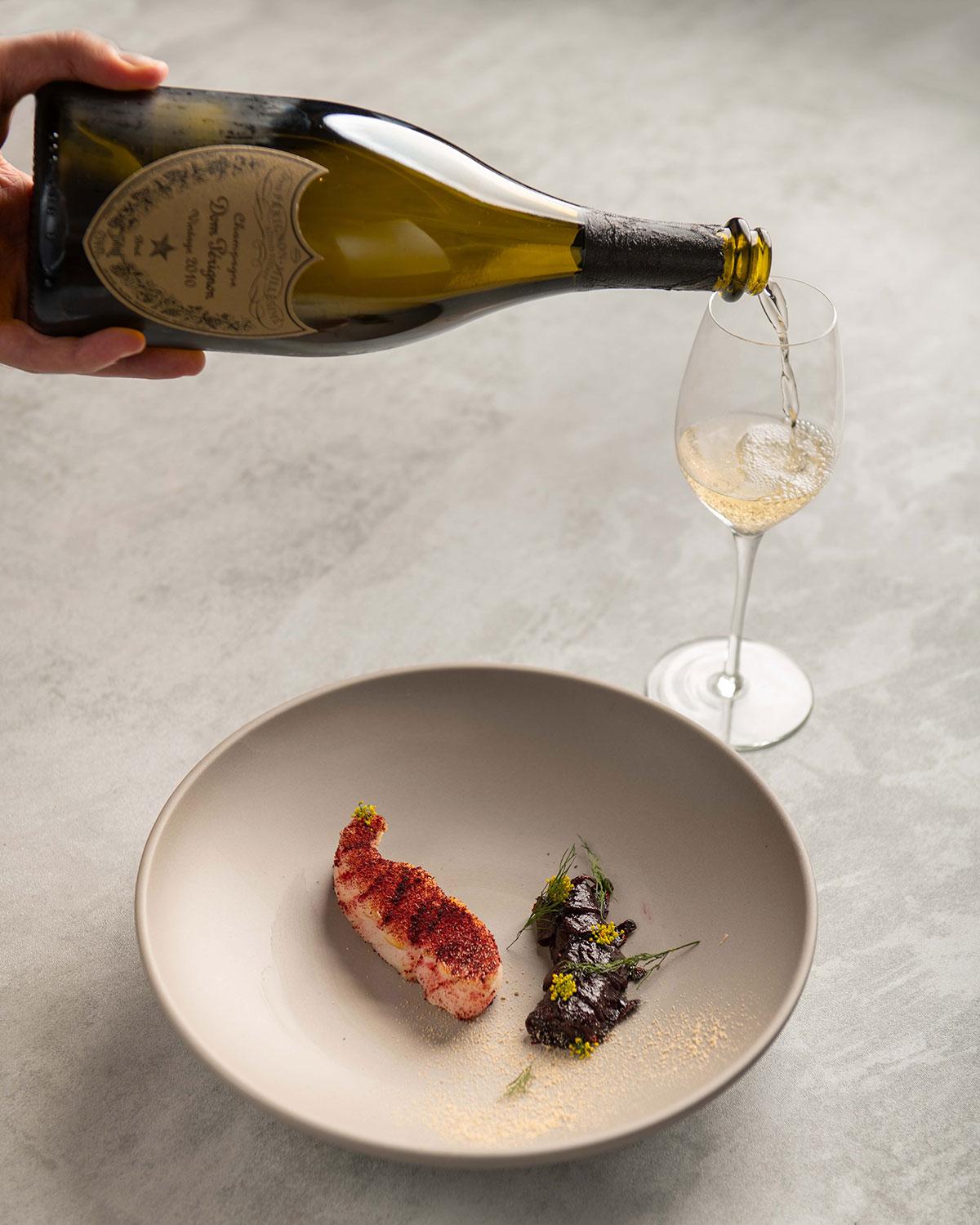 Alain Ducasse at The Dorchester collaborates with Dom Pérignon