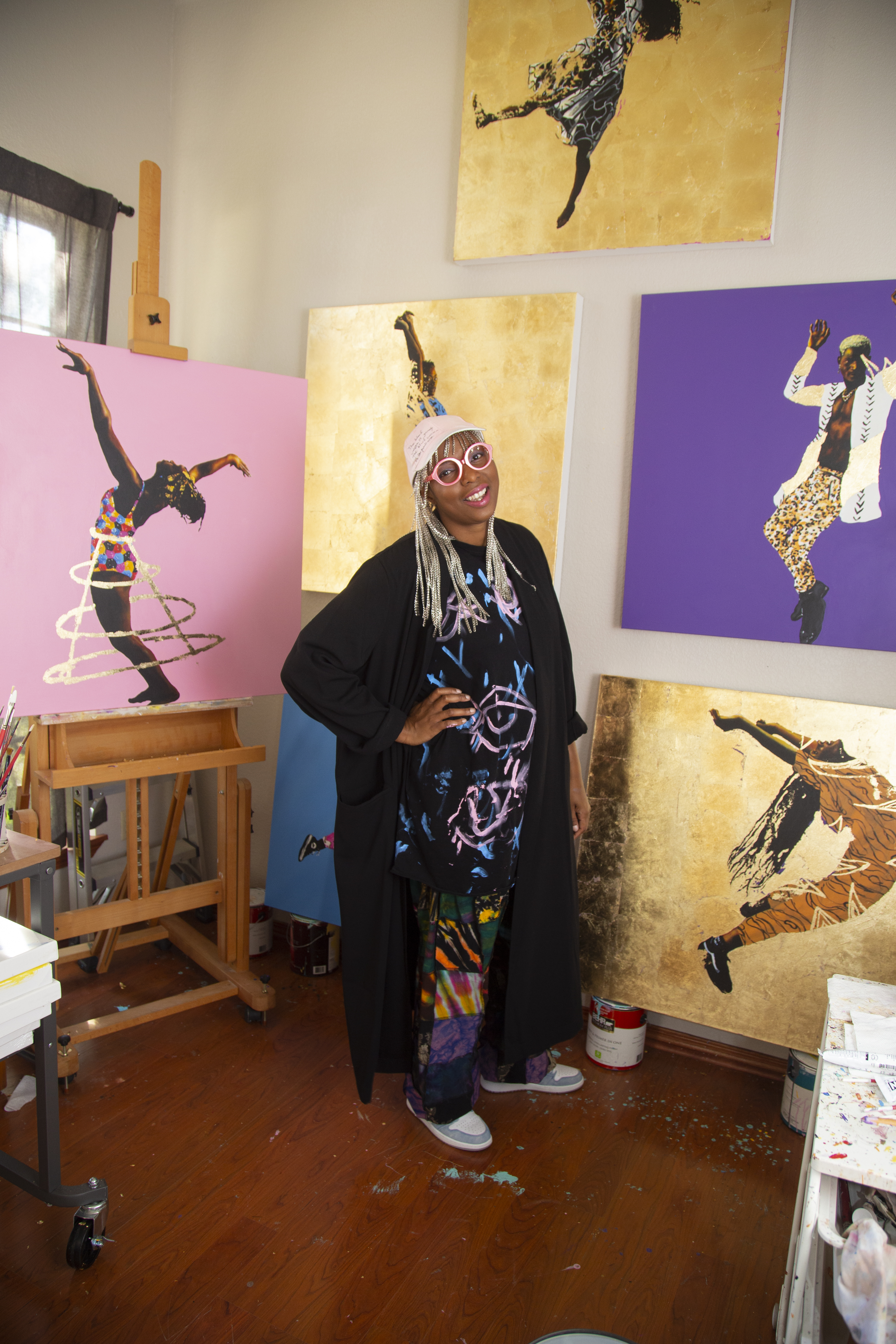 Artist Dawn Okoro at Maddox Gallery