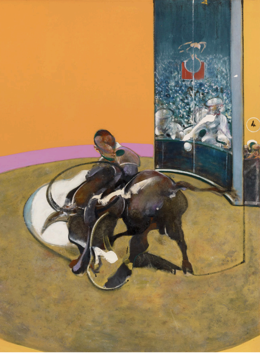 Study for Bullfight No. 1, 1969 By Francis Bacon for Royal Academy exhibition