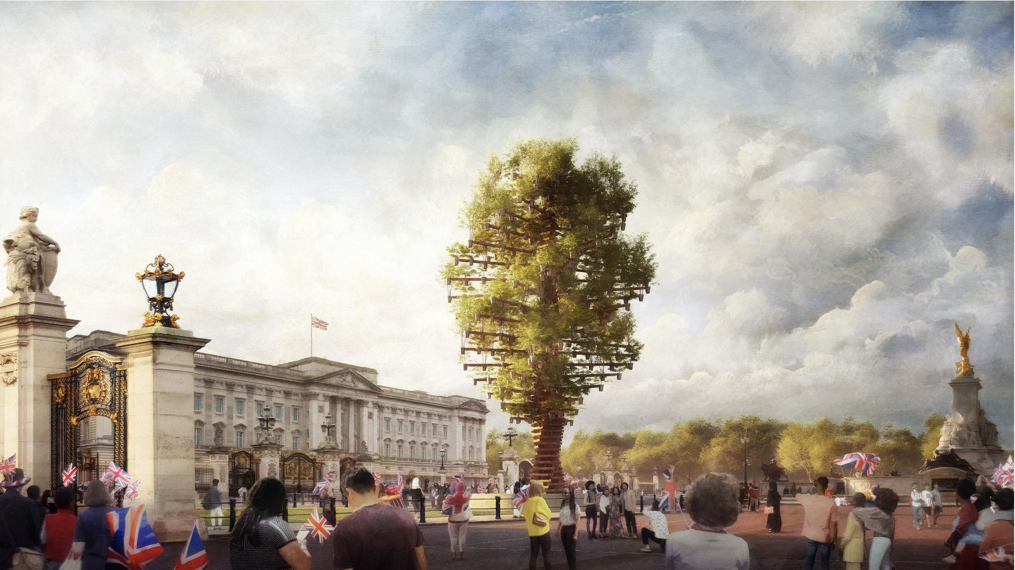 Thomas Heatherwick tree for Jubilee