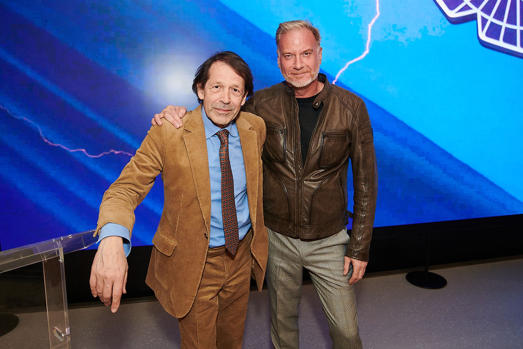 Peter Saville and Aston Martin's Marek Reichman