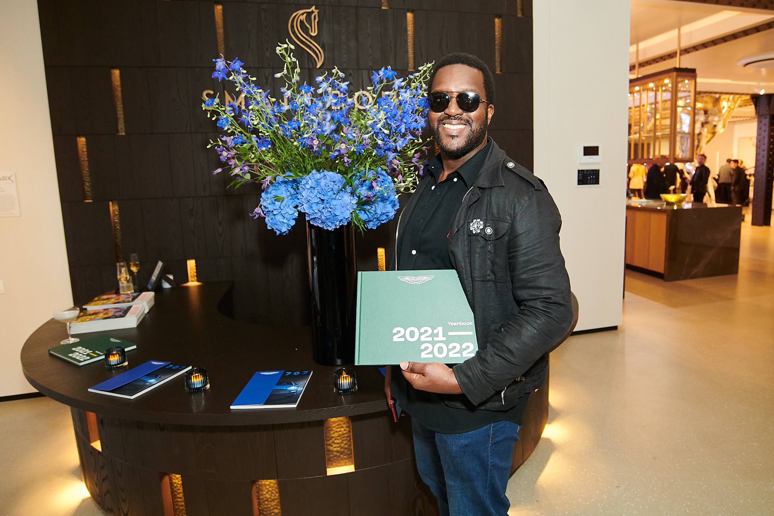 Florist Orlando Hamilton and the Aston Martin Yearbook