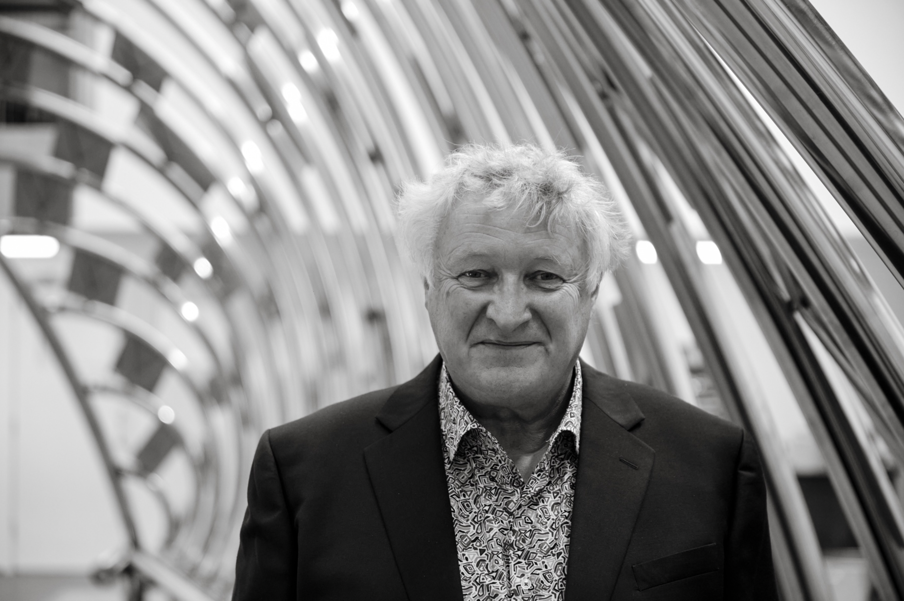 David Harber sculptor at Chelsea Flower Show