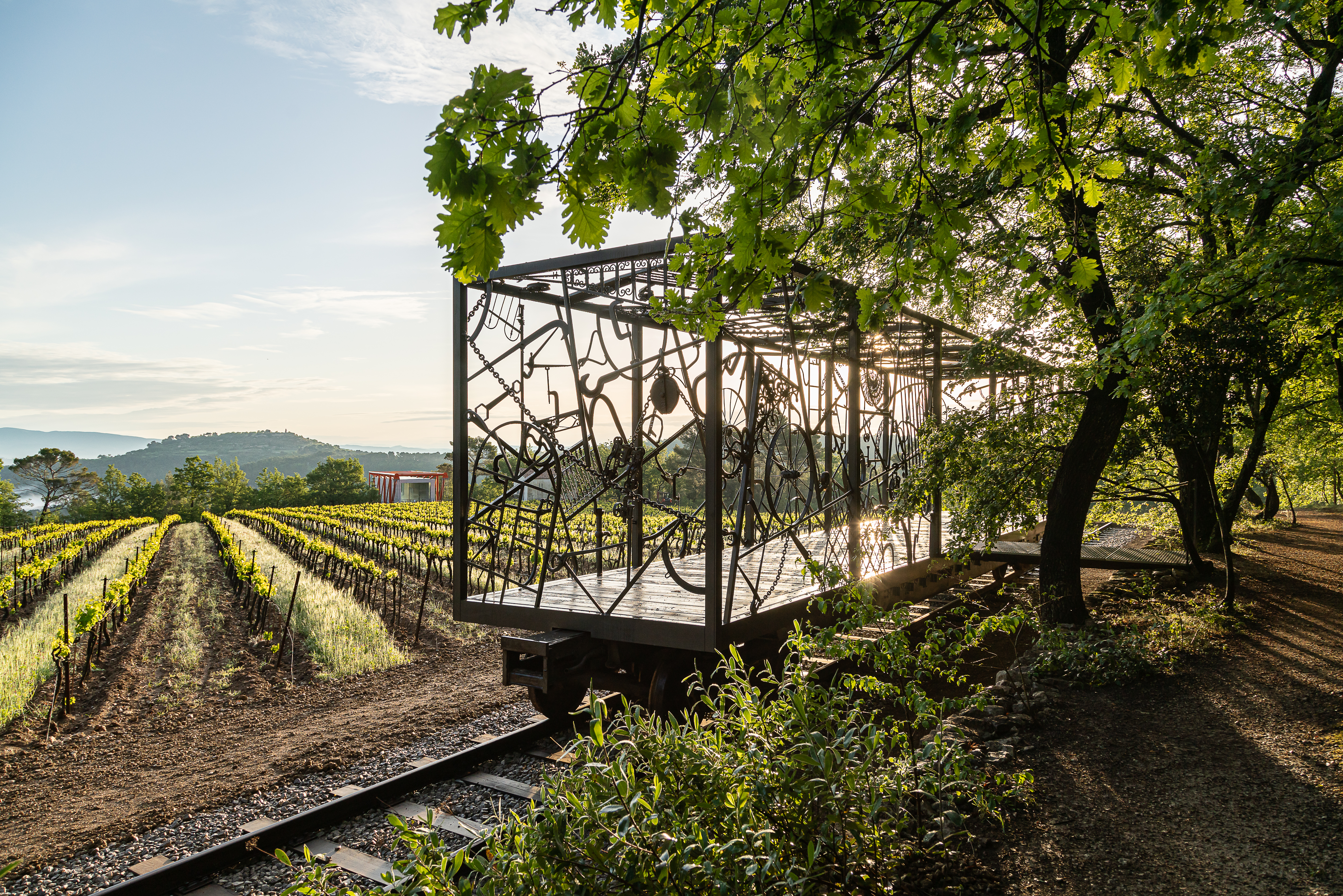 Bob Dylan Rail Car at Chateau La Coste