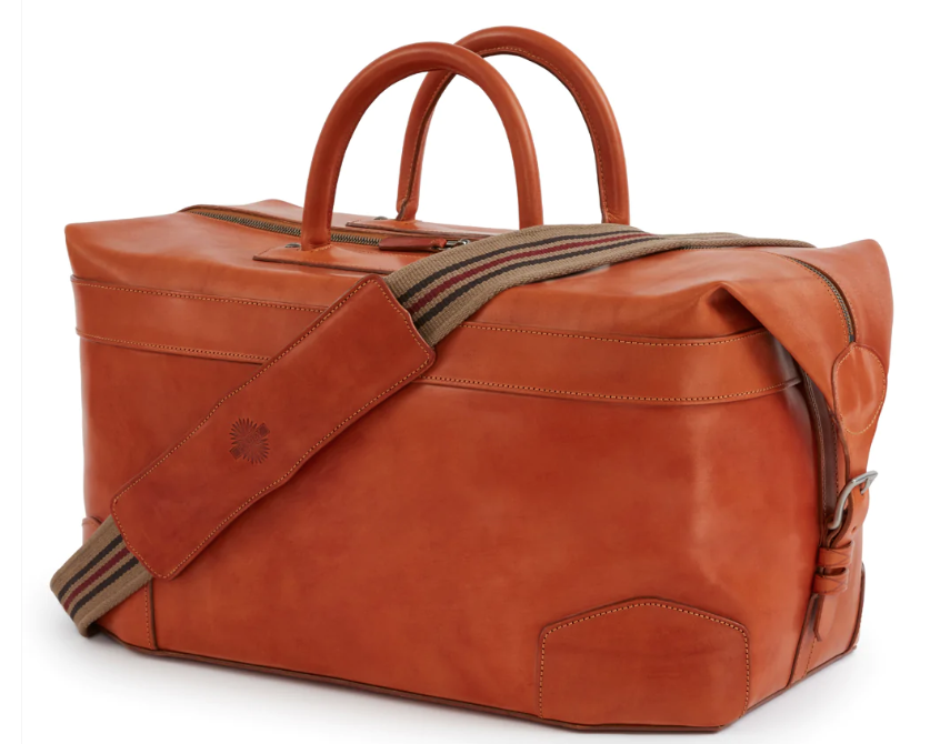 Purdey 48HR Full Oak Bark Leather bag, £2,275, purdey.com Purdey 48HR Full Oak Bark Leather bag