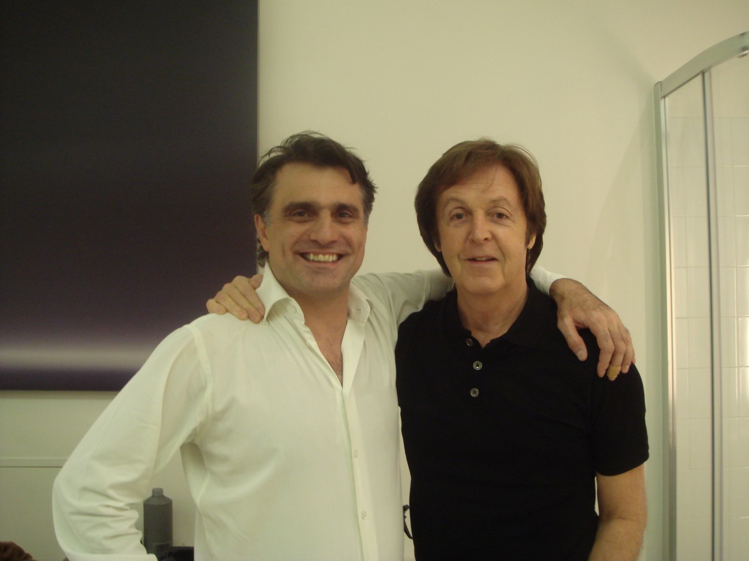 Lino Carbosiero and Sir Paul McCartney
