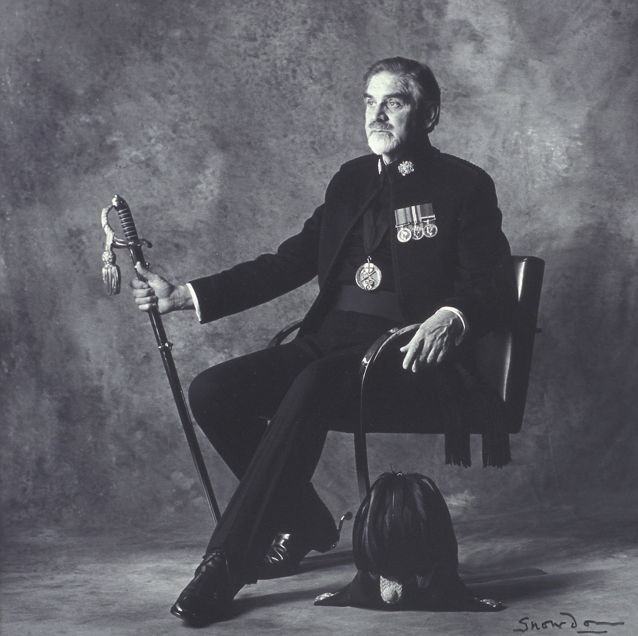 John Reid, OBE, photographed by Lord Snowdon