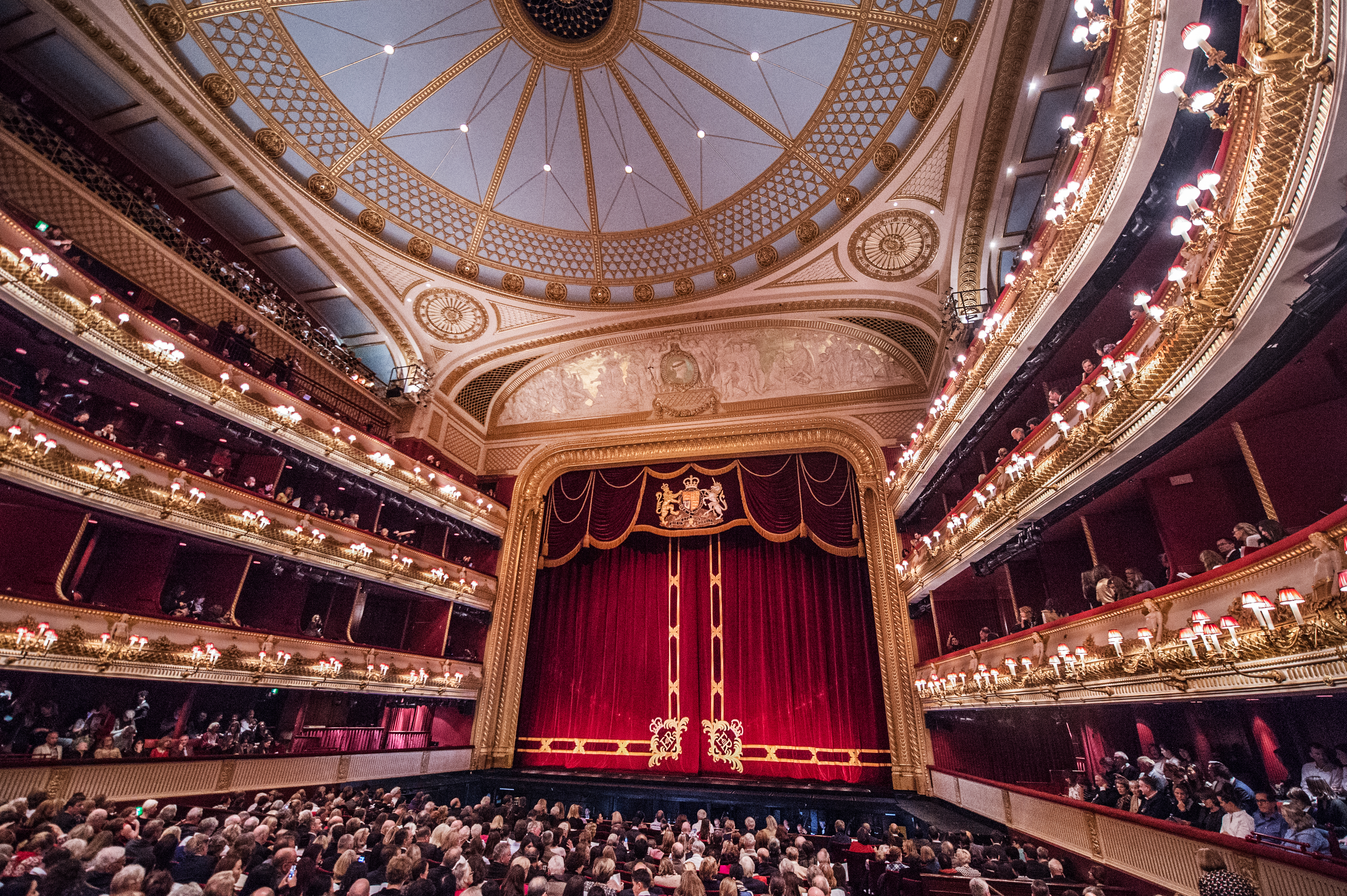 The auditorium at the Royal Opera House