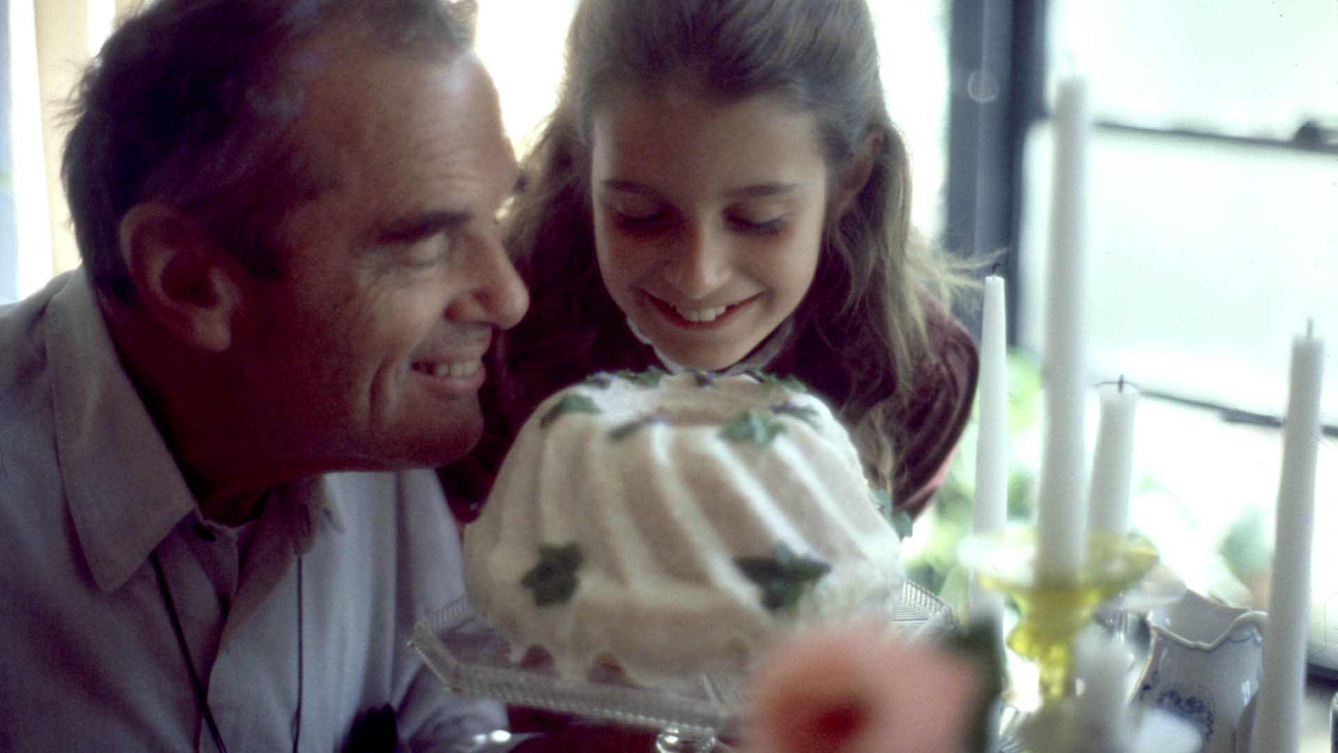 Llisa Demetrios with her grandfather Charles Eames