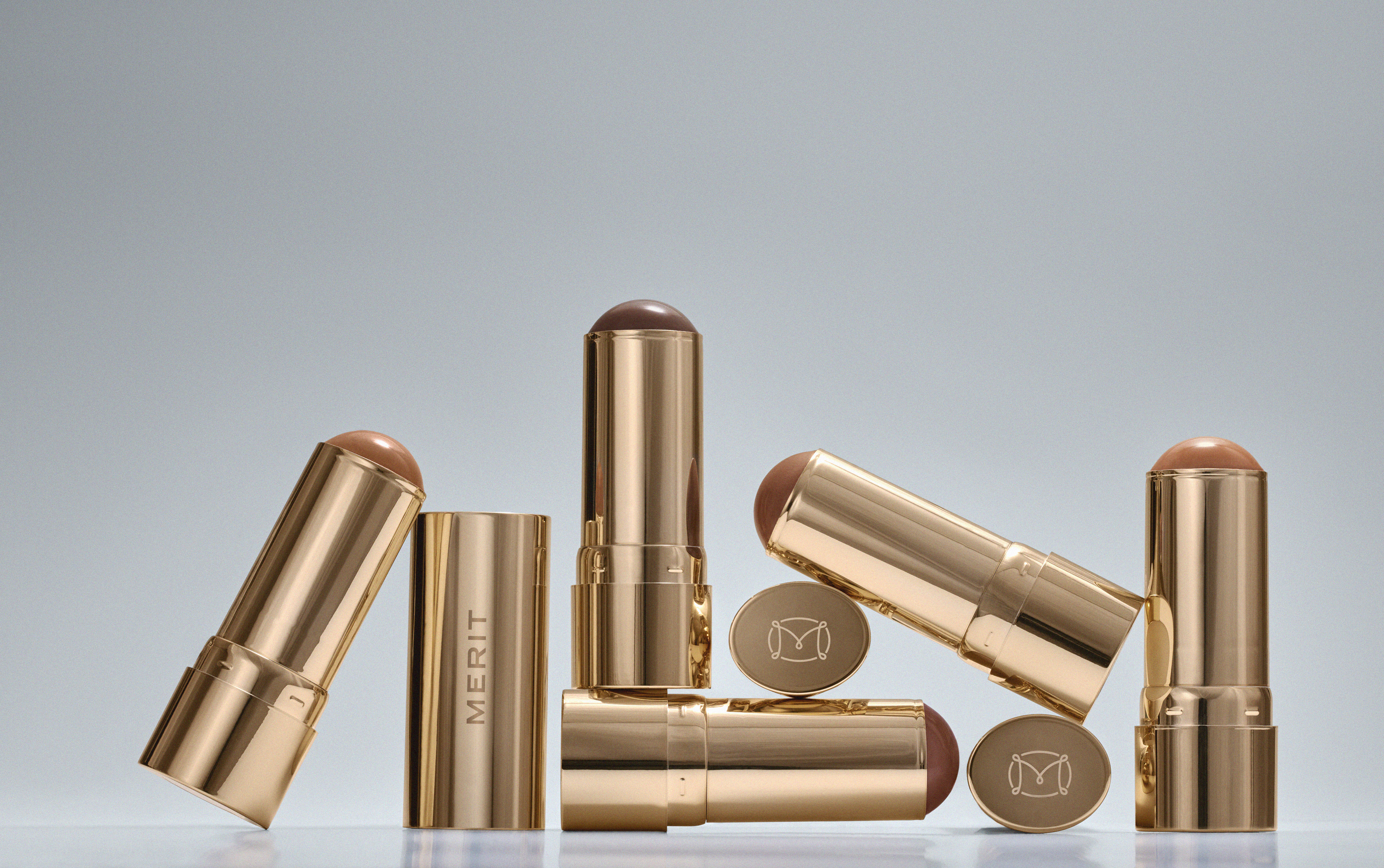 Bronze Balm by MERIT comes in an easy to apply roll-on stick