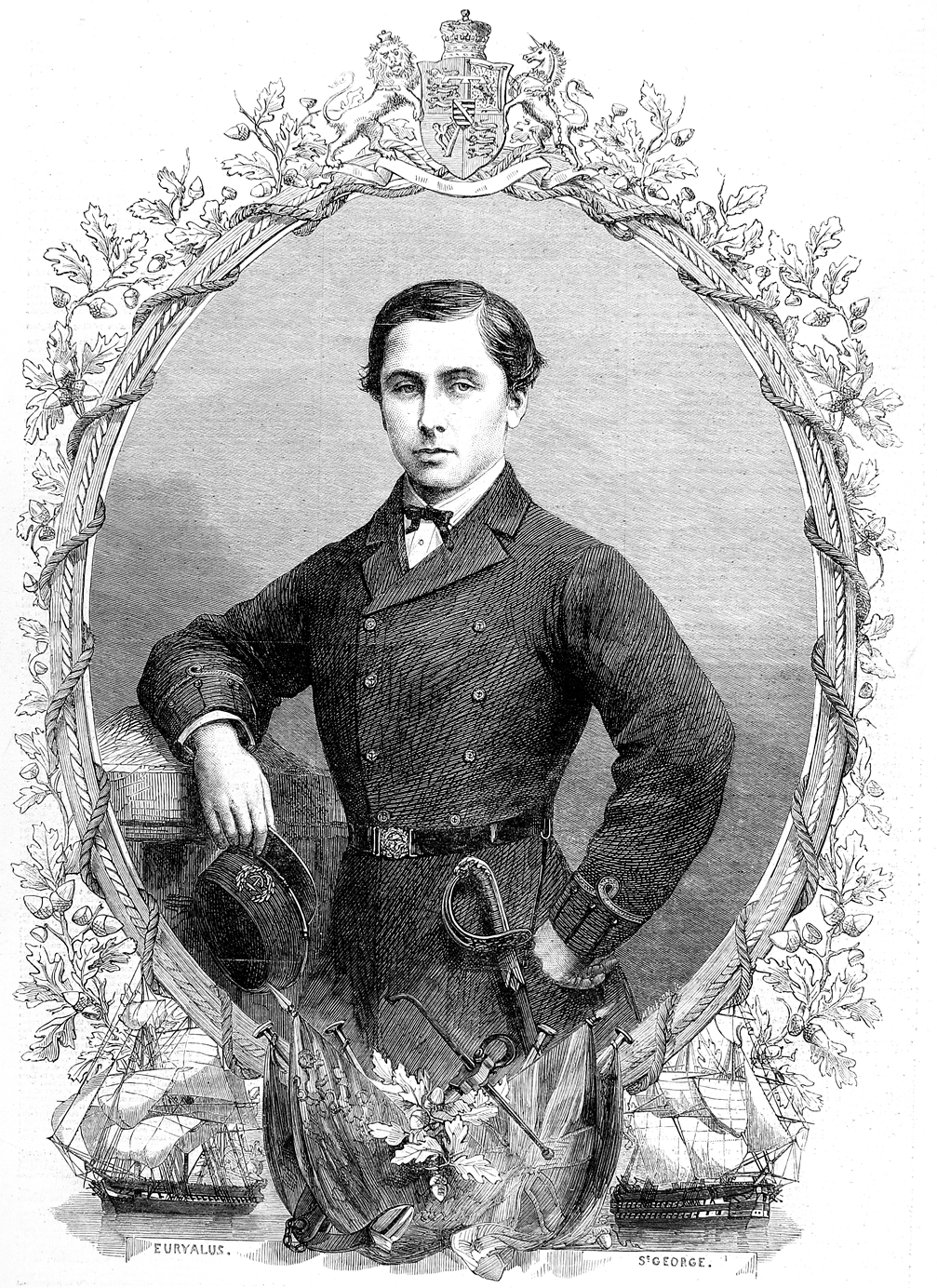 Prince Alfred ‘Affie’, later Duke of Edinburgh (1844 - 1900), second son and fourth child of Queen Victoria and Prince Albert. 