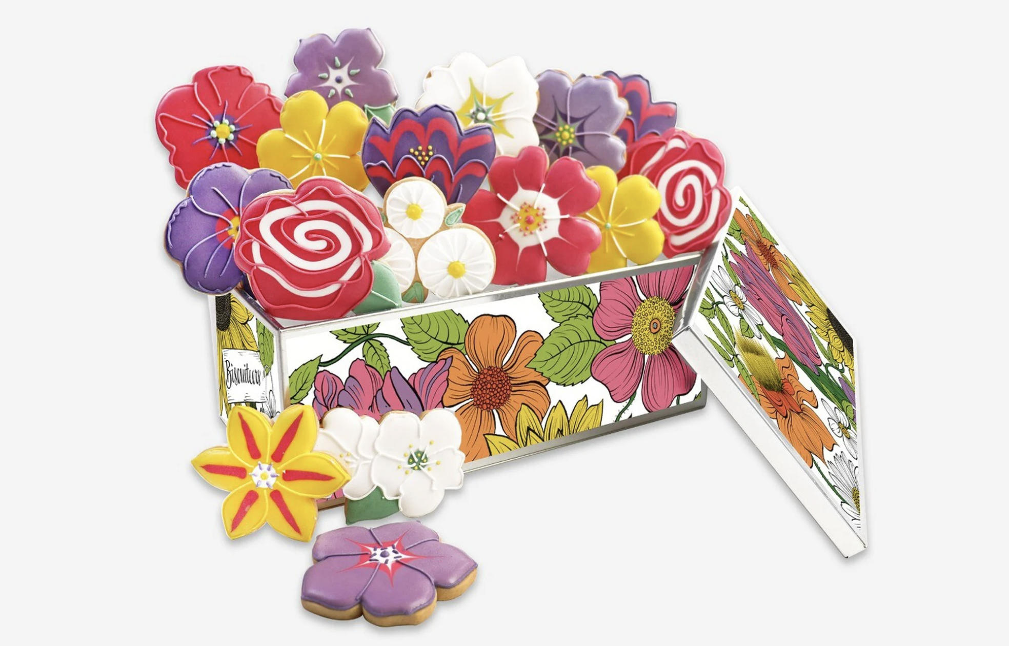 Bouquet Biscuit Tin, Biscuiteers