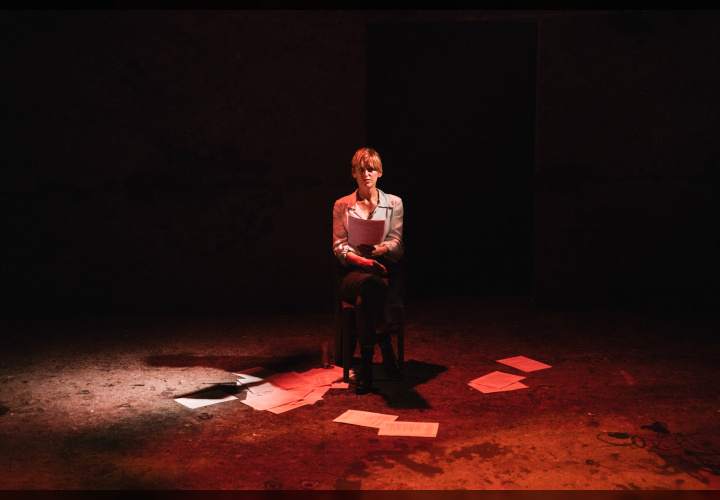 Denise Gough as poet Sylvia Plath in Dead Poets Live