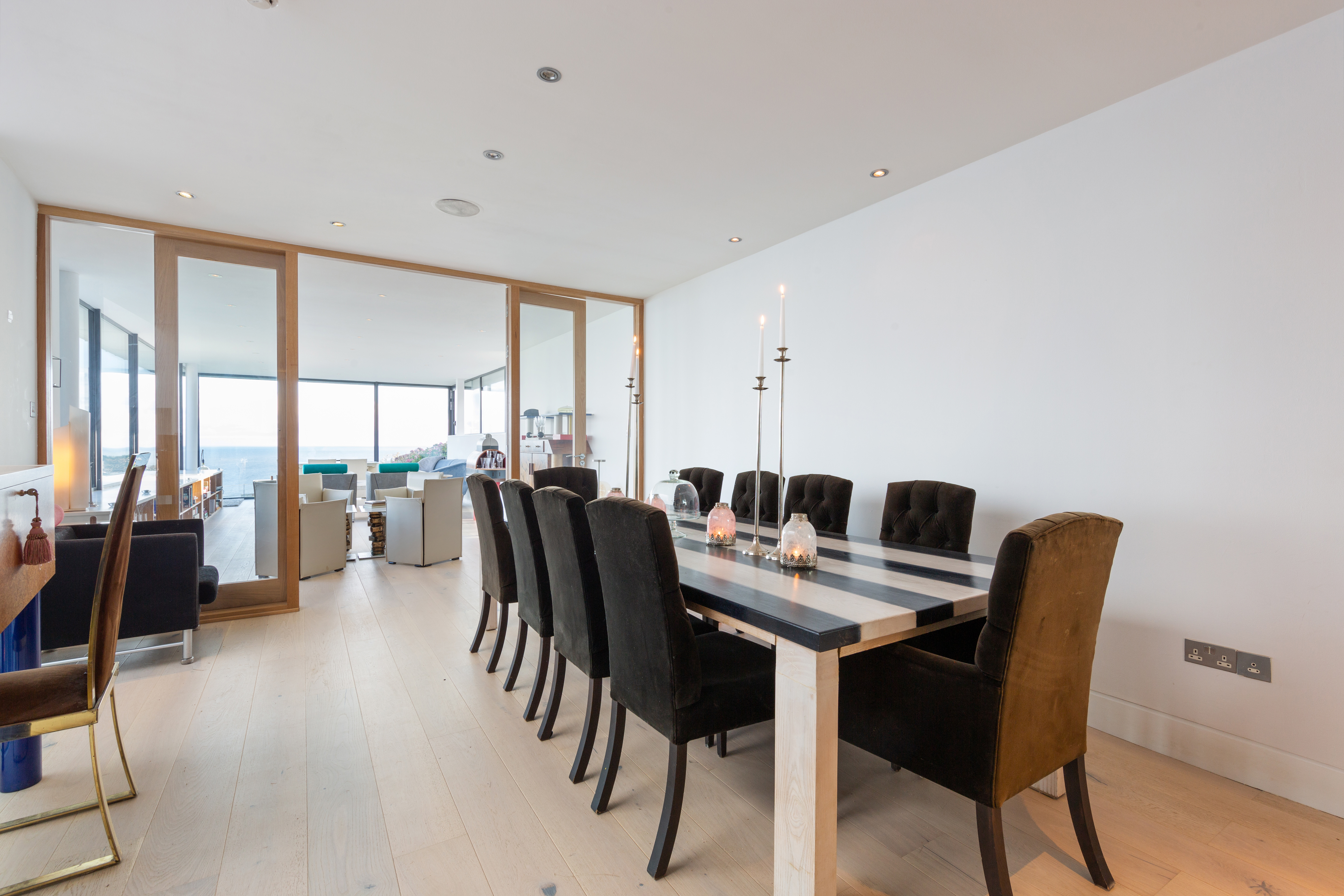 Dining room at Oceanfront House