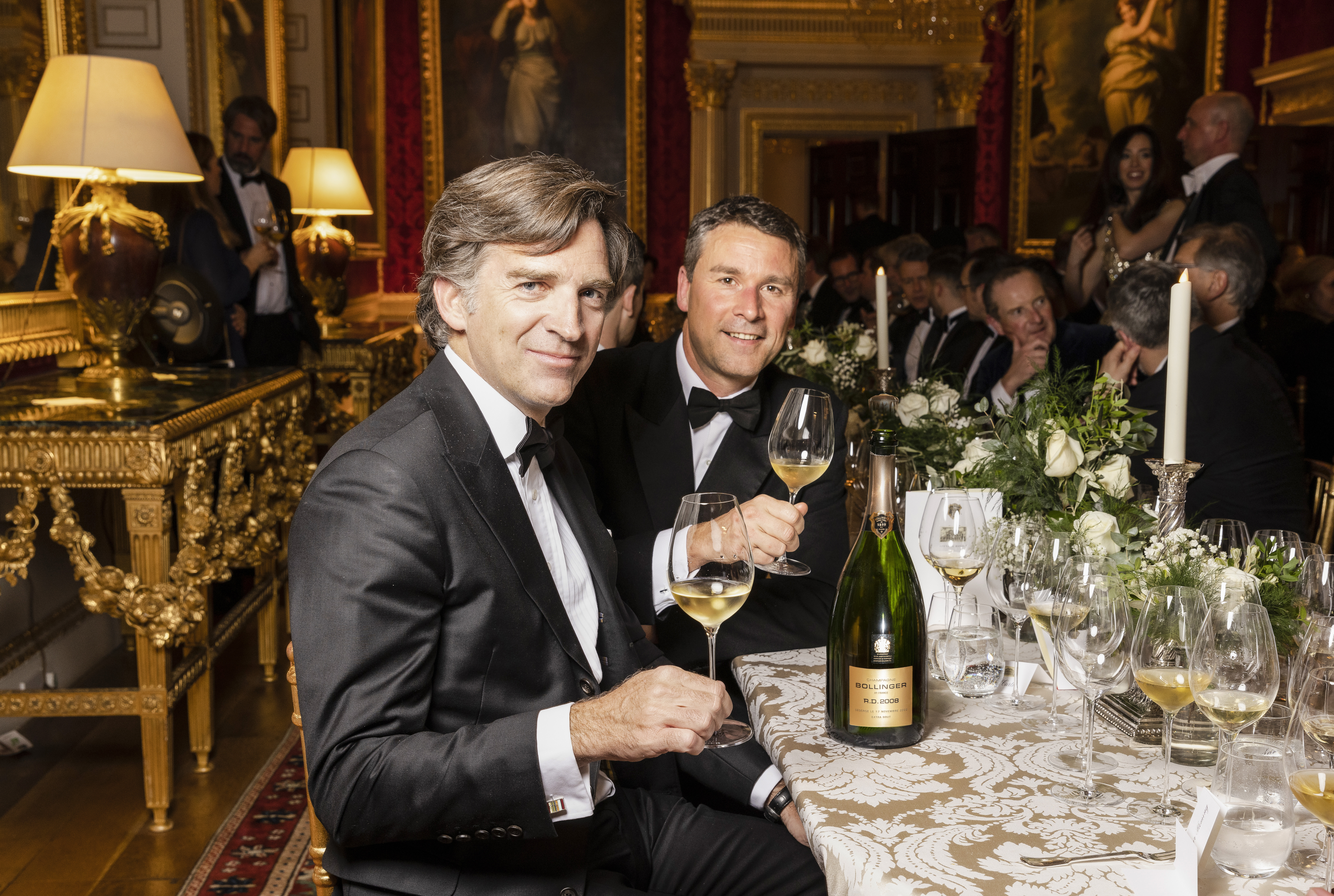 Bollinger's MD Charles-Armand de Belenet and Chef de Cave Denis Bunner toast Bollinger RD 20082008