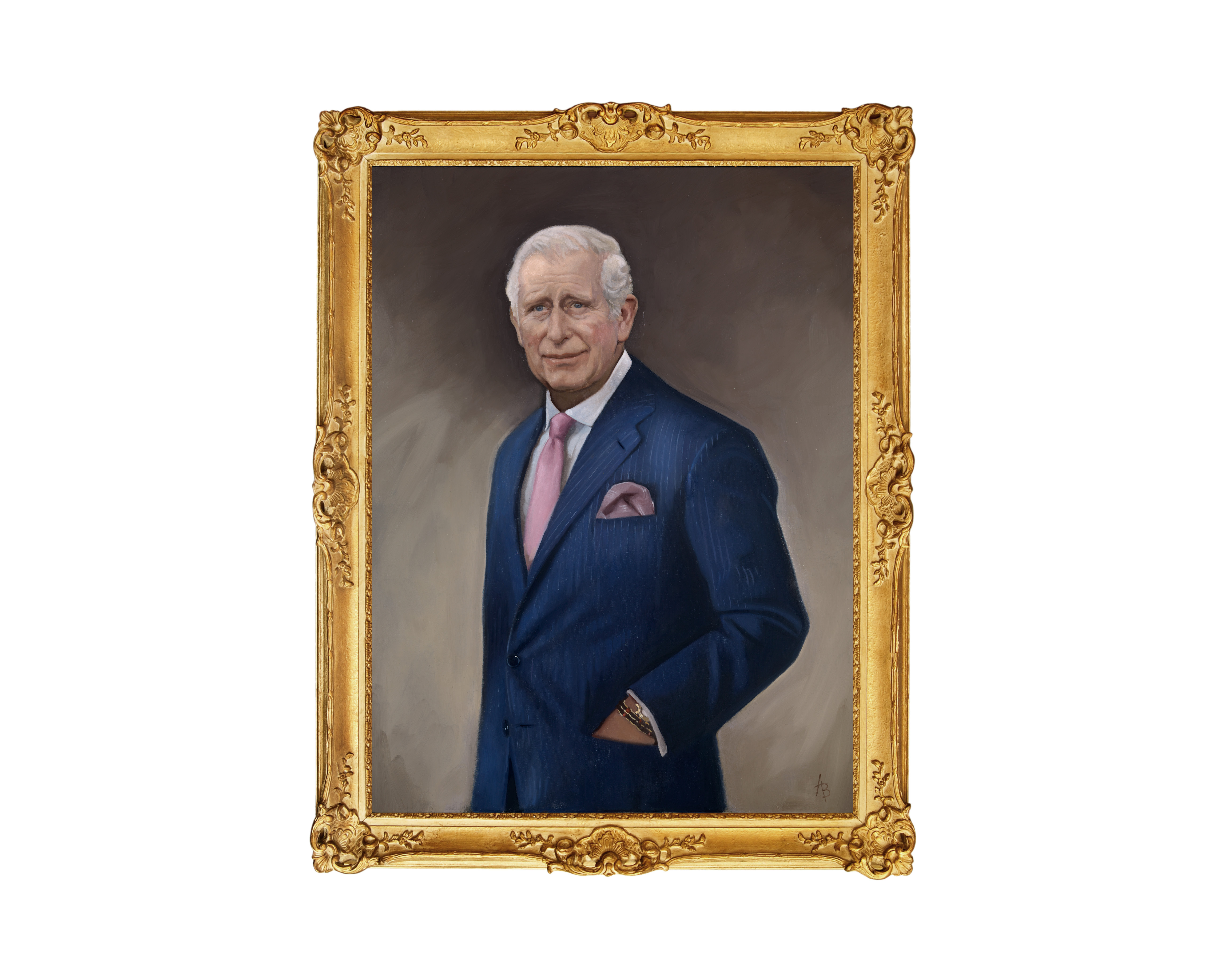 King Charles III First Commissioned Portrait