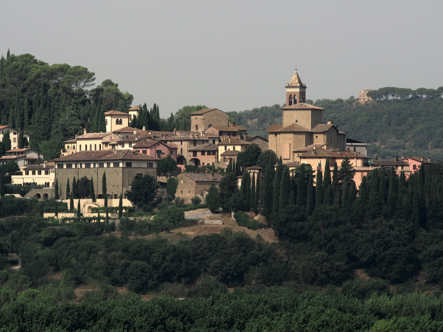 The skyline of Solomeo