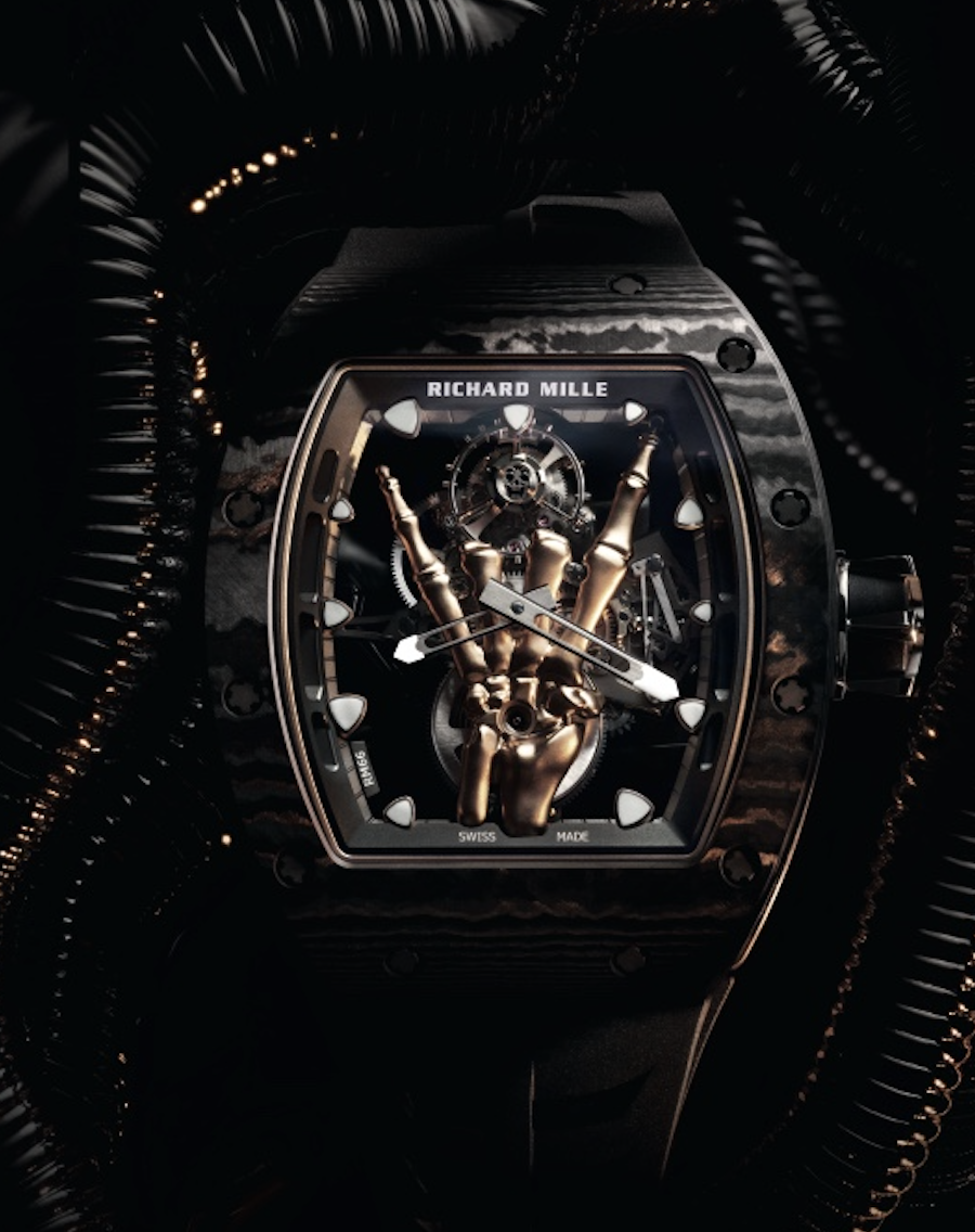 The new RM 66, one of the most extreme models, is a horological homage to goth rock