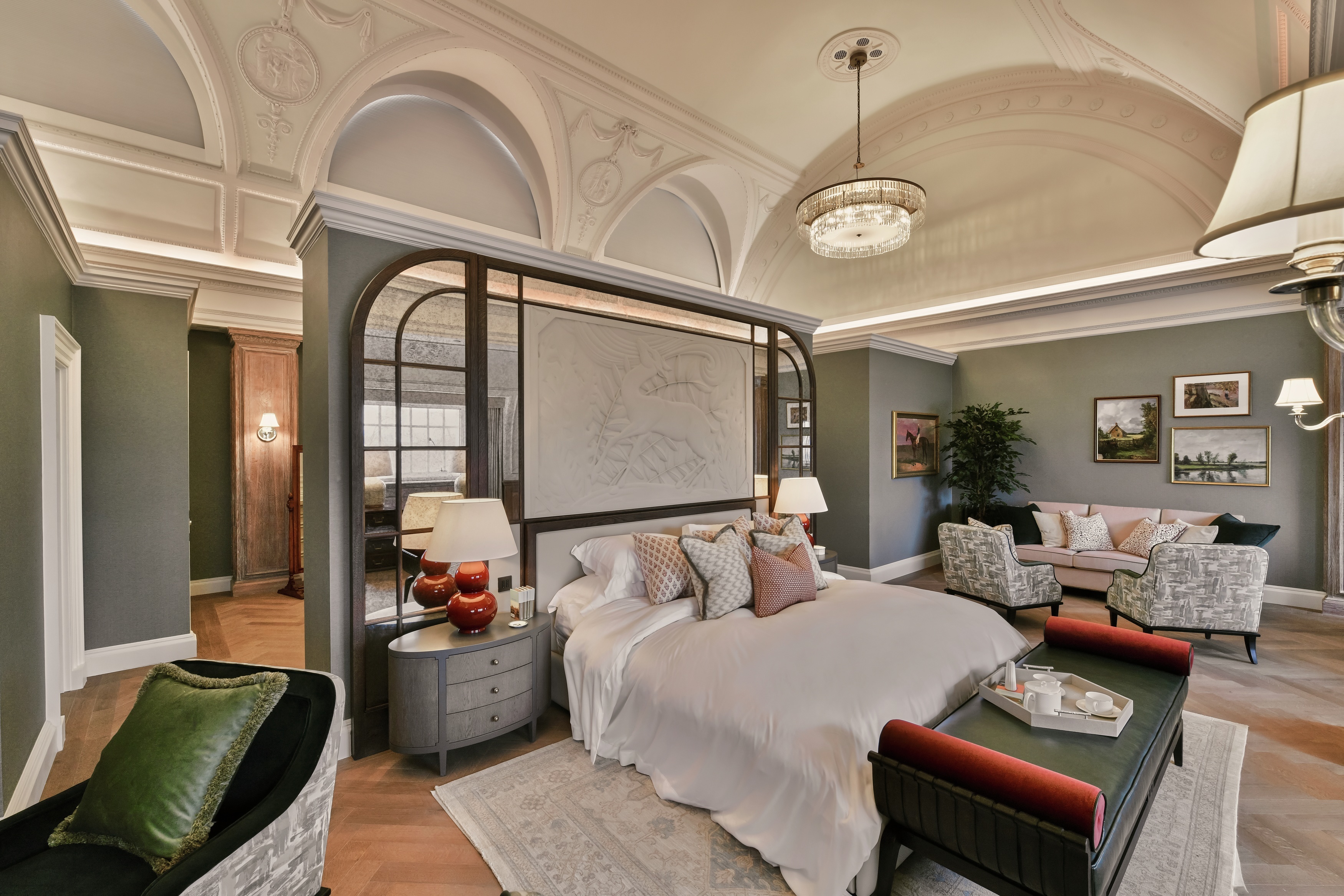 The principal bedroom at The Astor at 9 Millbank