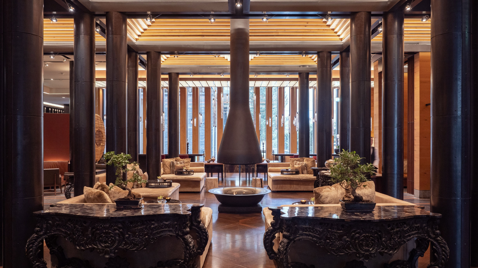 Lounge at the Chedi Andermatt