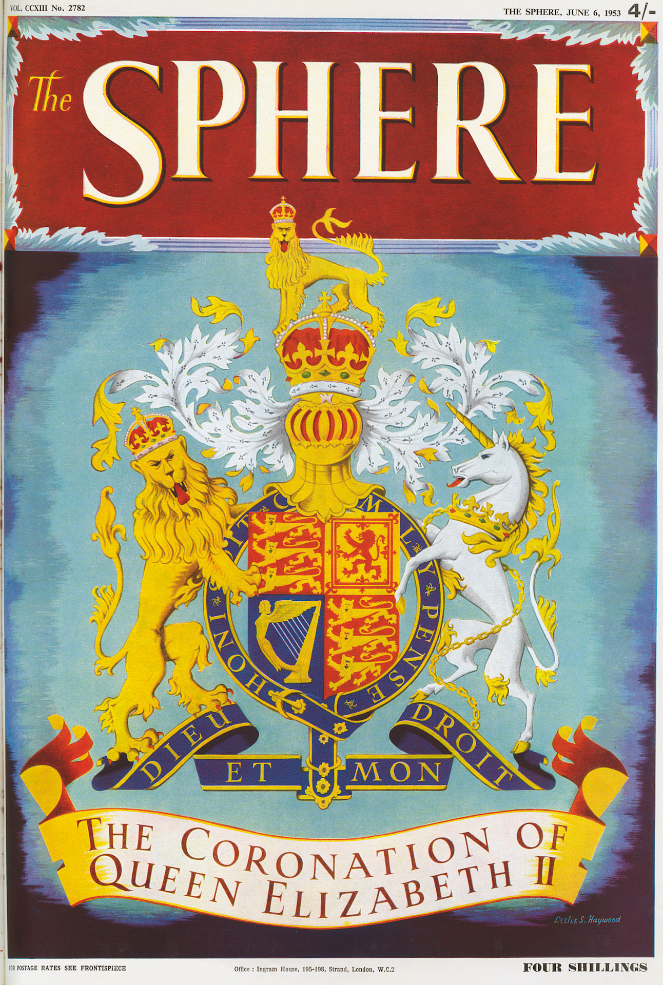The SPHERE Coronation Number front cover on 6 June 1953 